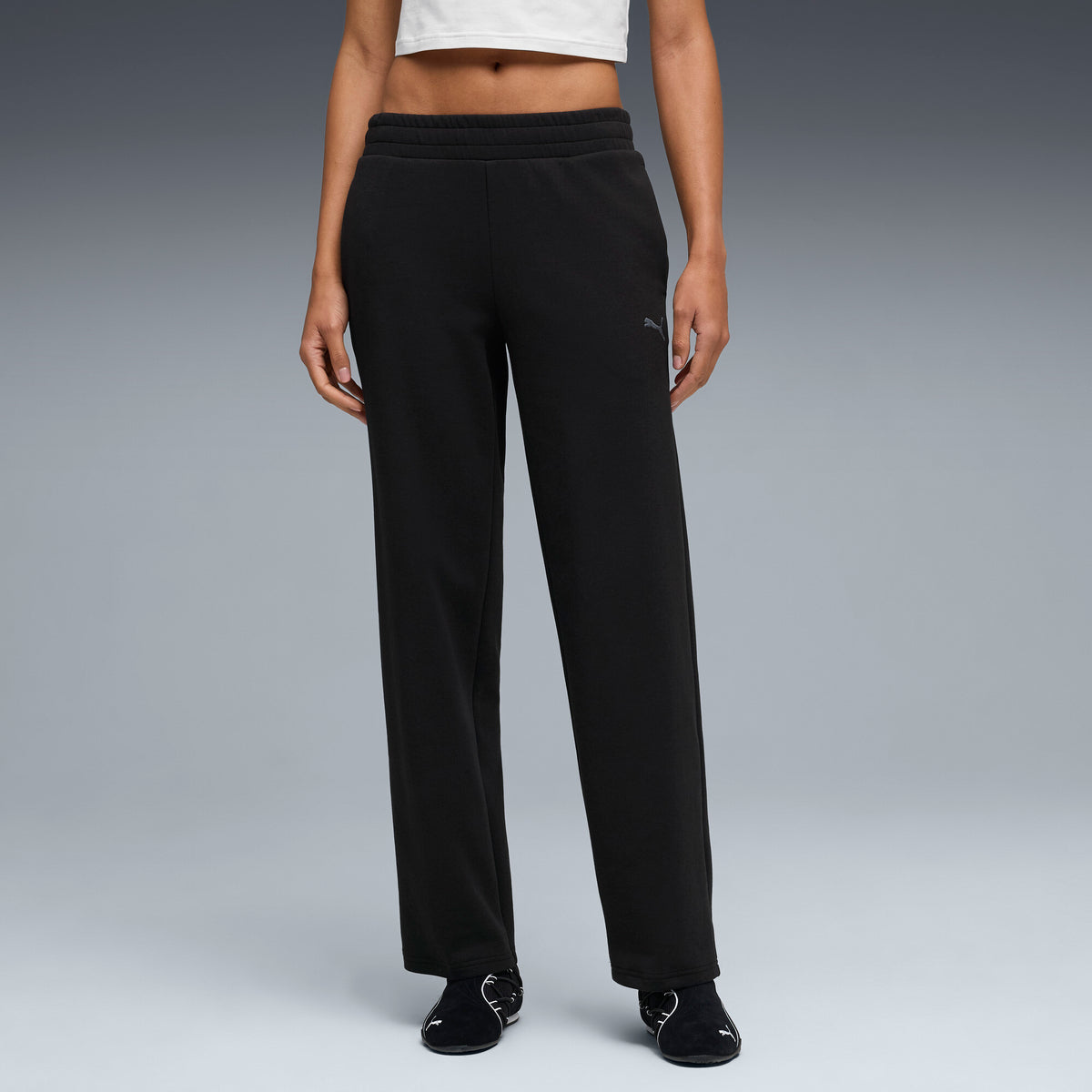 PUMA Essentials Elevated Straight-Leg Pants Women