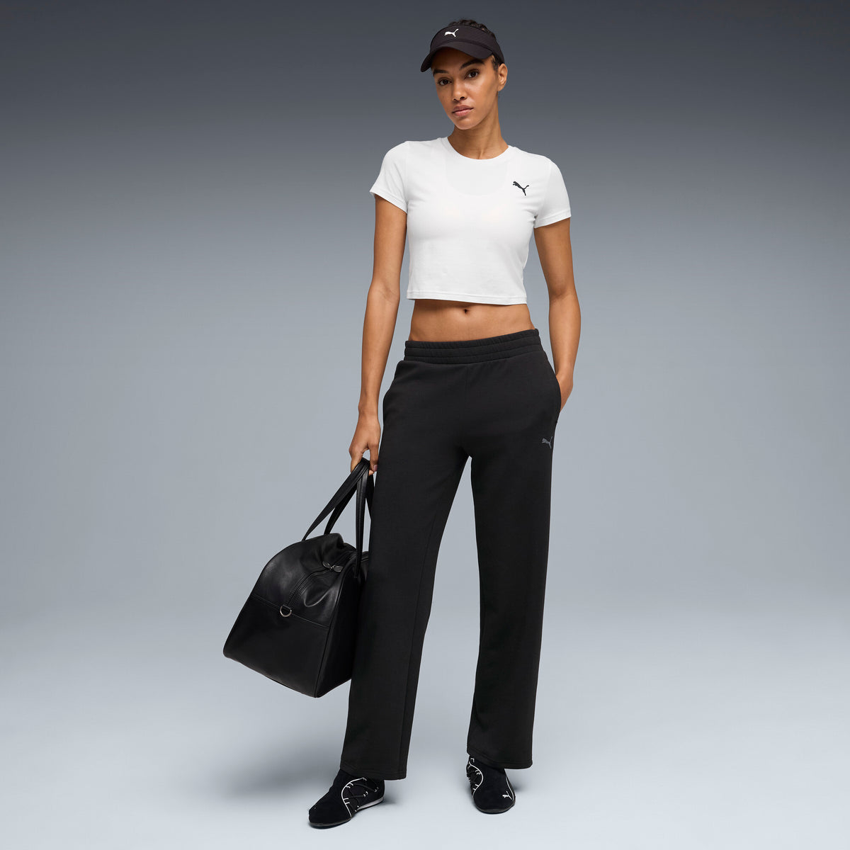PUMA Essentials Elevated Straight-Leg Pants Women