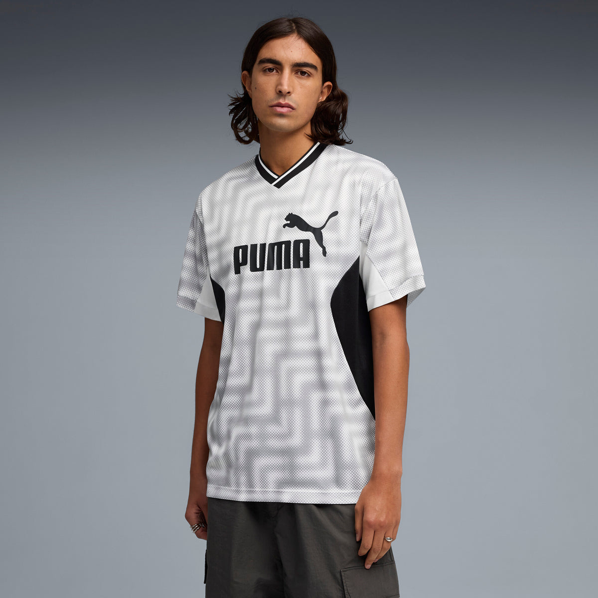 PUMA Essentials Block Relaxed Football Jersey Men