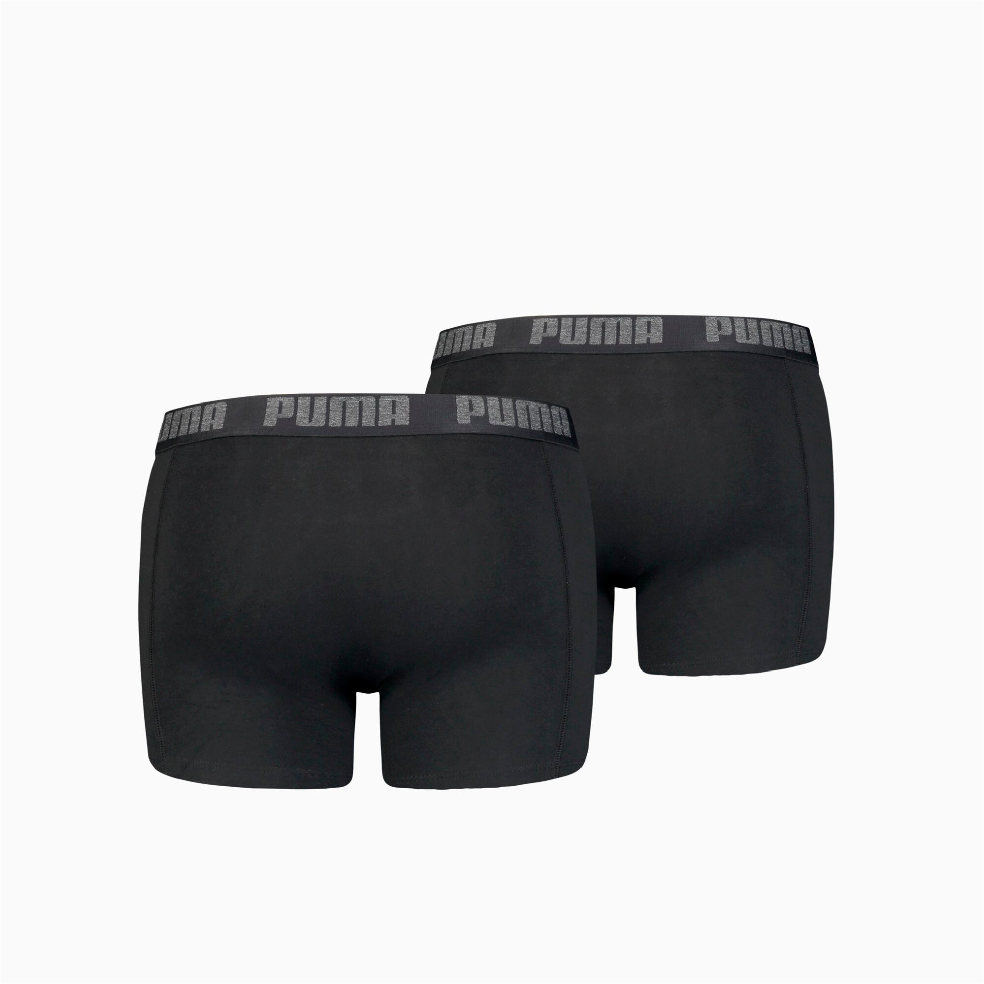 2 Pack Everyday Comfort Cotton Stretch Boxers - Black/Black / S - PUMA Apparel THE MIX