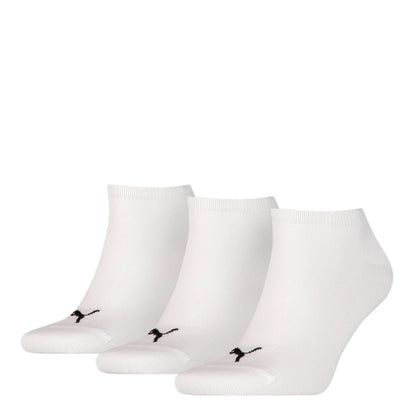 3 Pairs Sneaker Soft Cotton Flat Toe Seam Socks - White / 39-42 - PUMA Accessories THE MIX