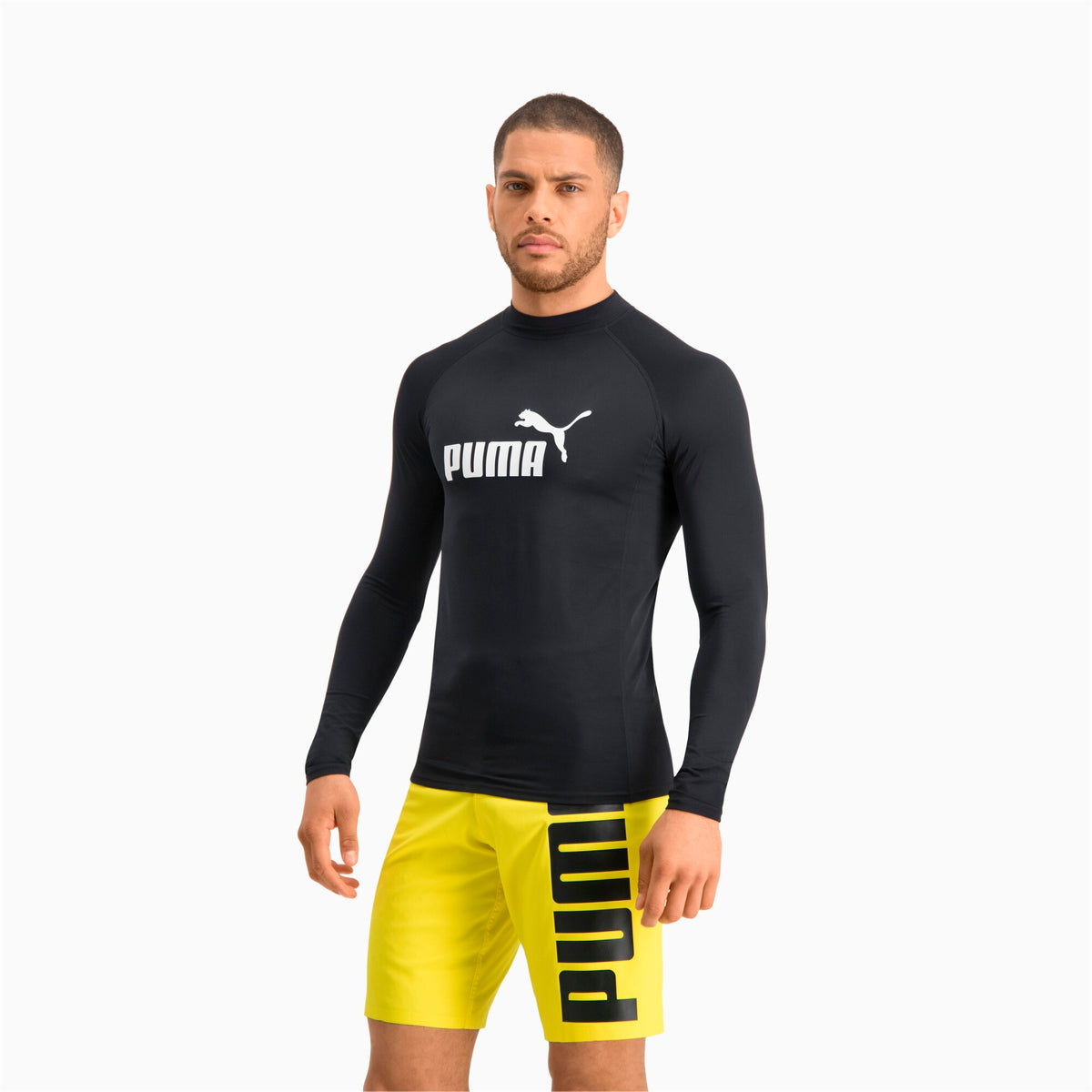 PUMA Swim Men Long Sleeve Rash Guard