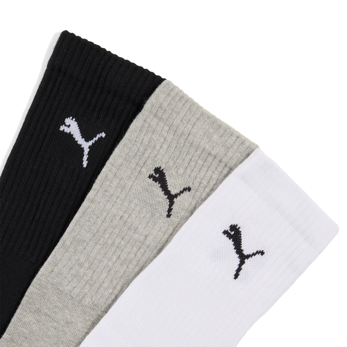 PUMA Unisex Sport Crew Lightweight Socks 3 Pack