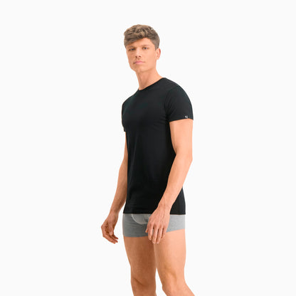 PUMA 2 Pack Everyday Comfort Cotton Stretch Round Neck T-shirts