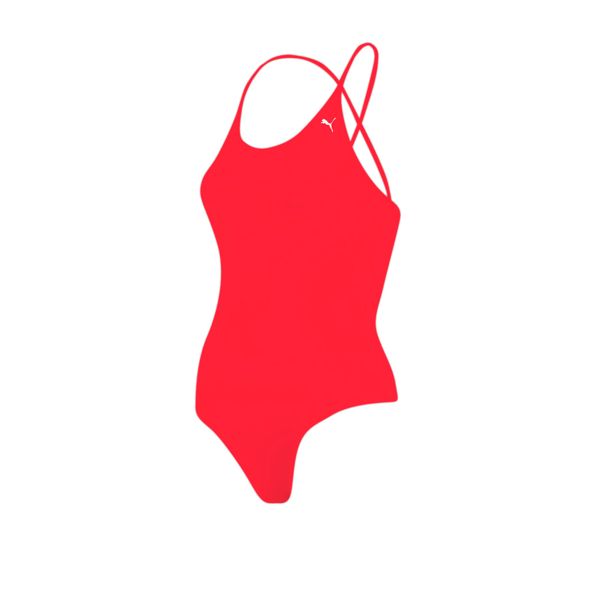 PUMA Swim Women's V-Neck Cross back Swimsuit