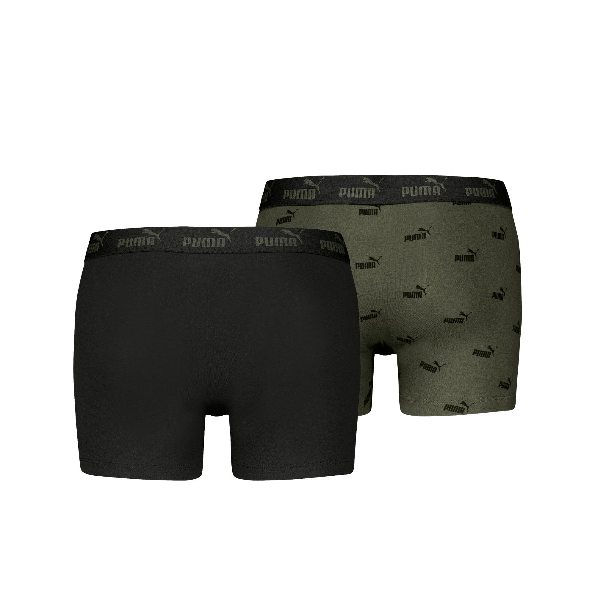 PUMA Elements Men Logo Print Boxers 2P