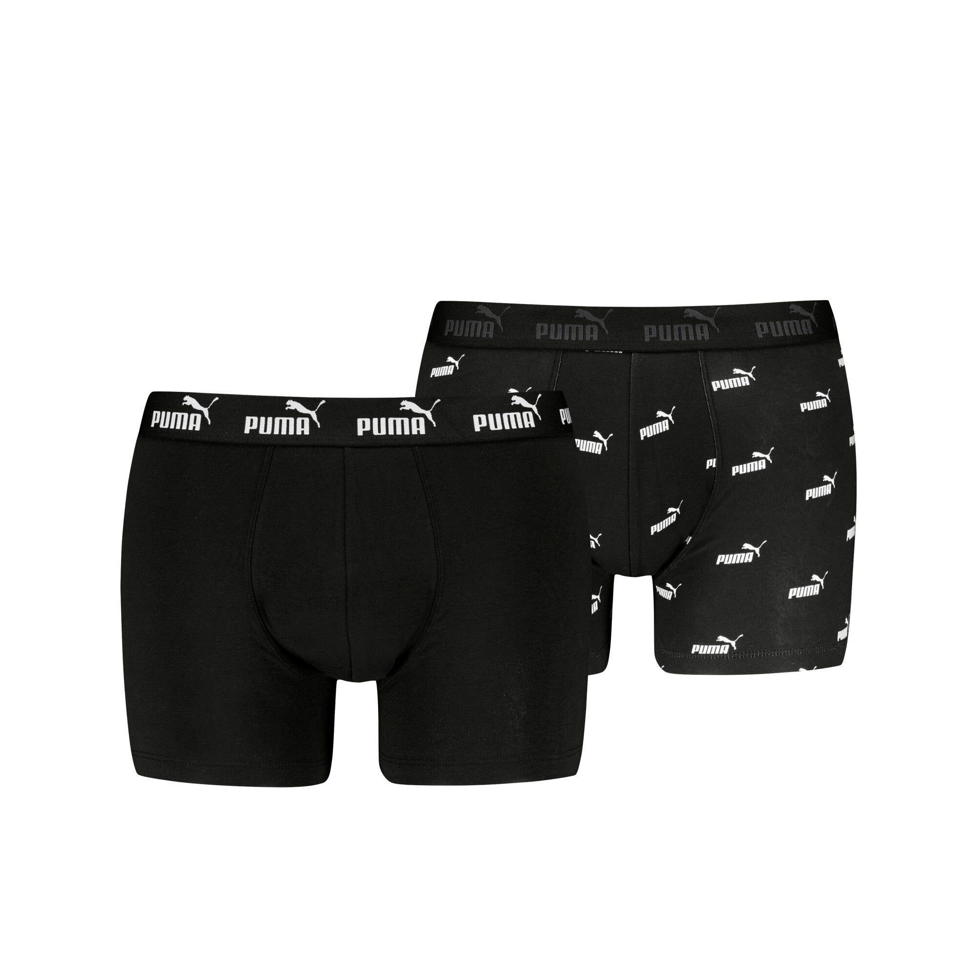 PUMA Elements Men Logo Print Boxers 2P