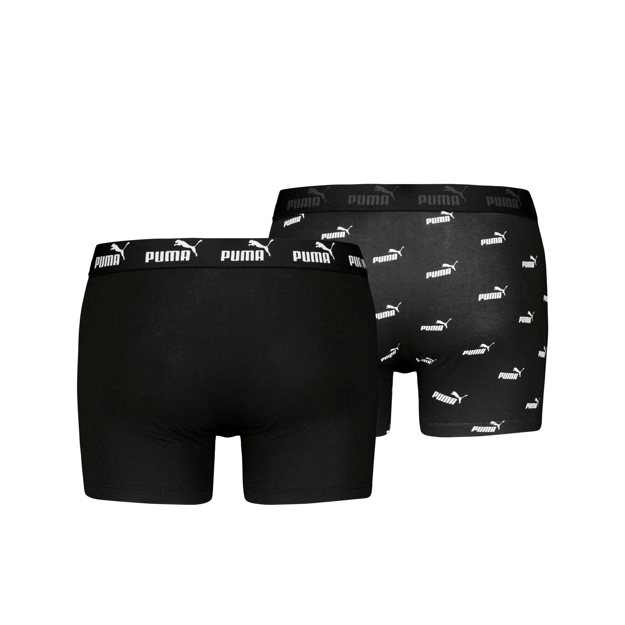 PUMA Elements Men Logo Print Boxers 2P