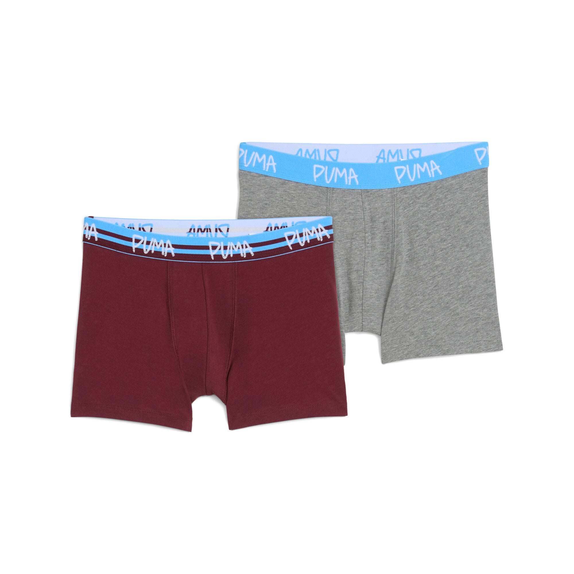 PUMA Boys Script Logo Boxers 2P