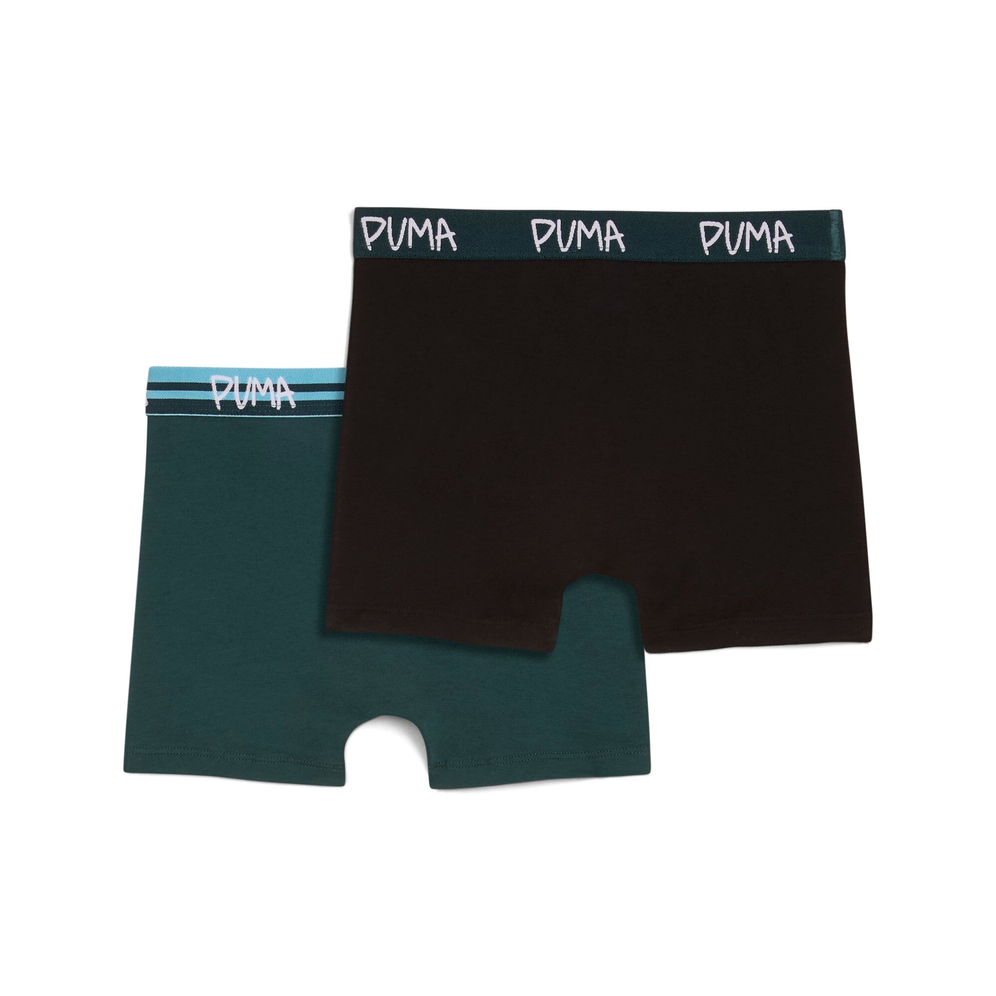PUMA Boys Script Logo Boxers 2P