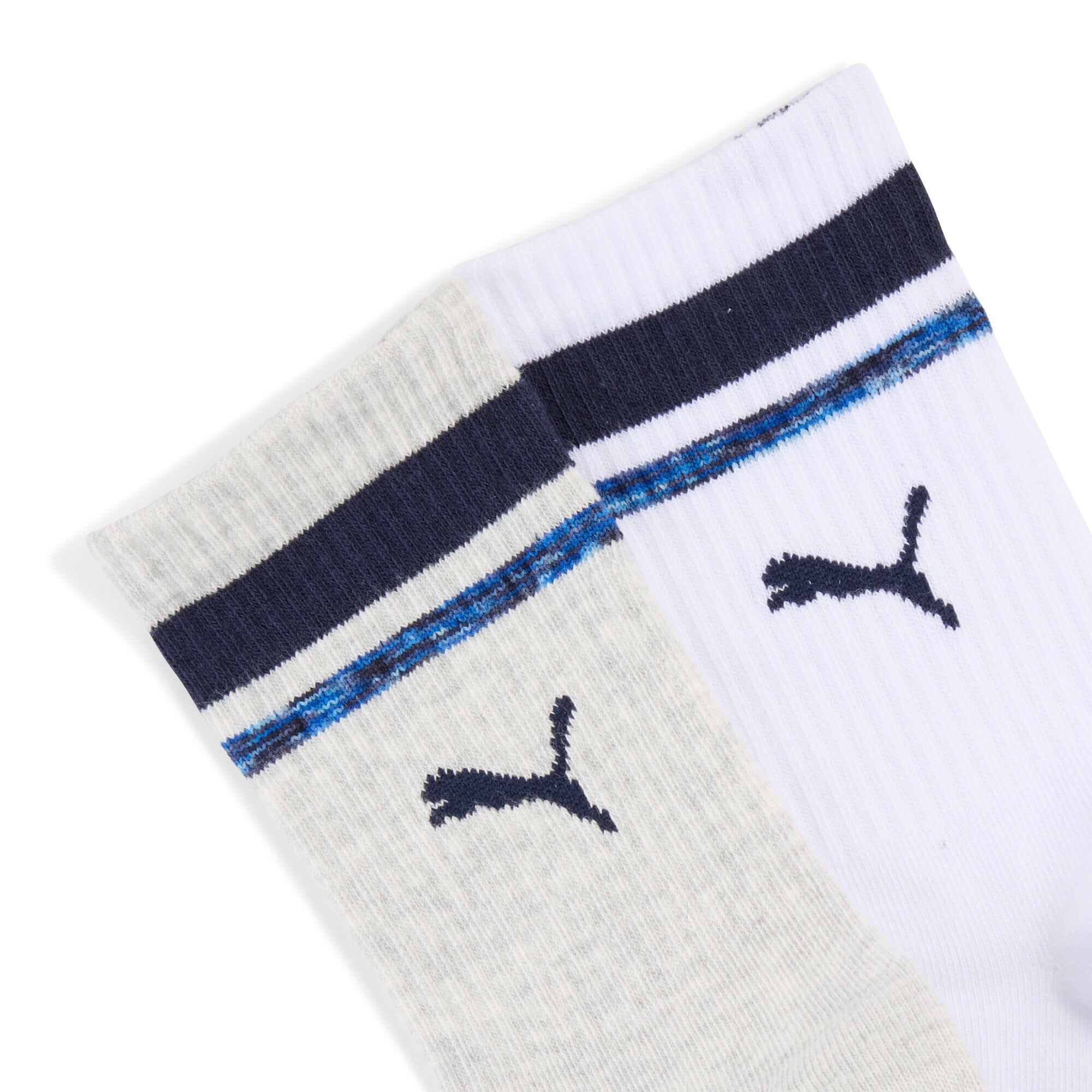 PUMA Boys Heritage Stripe Crew 2P