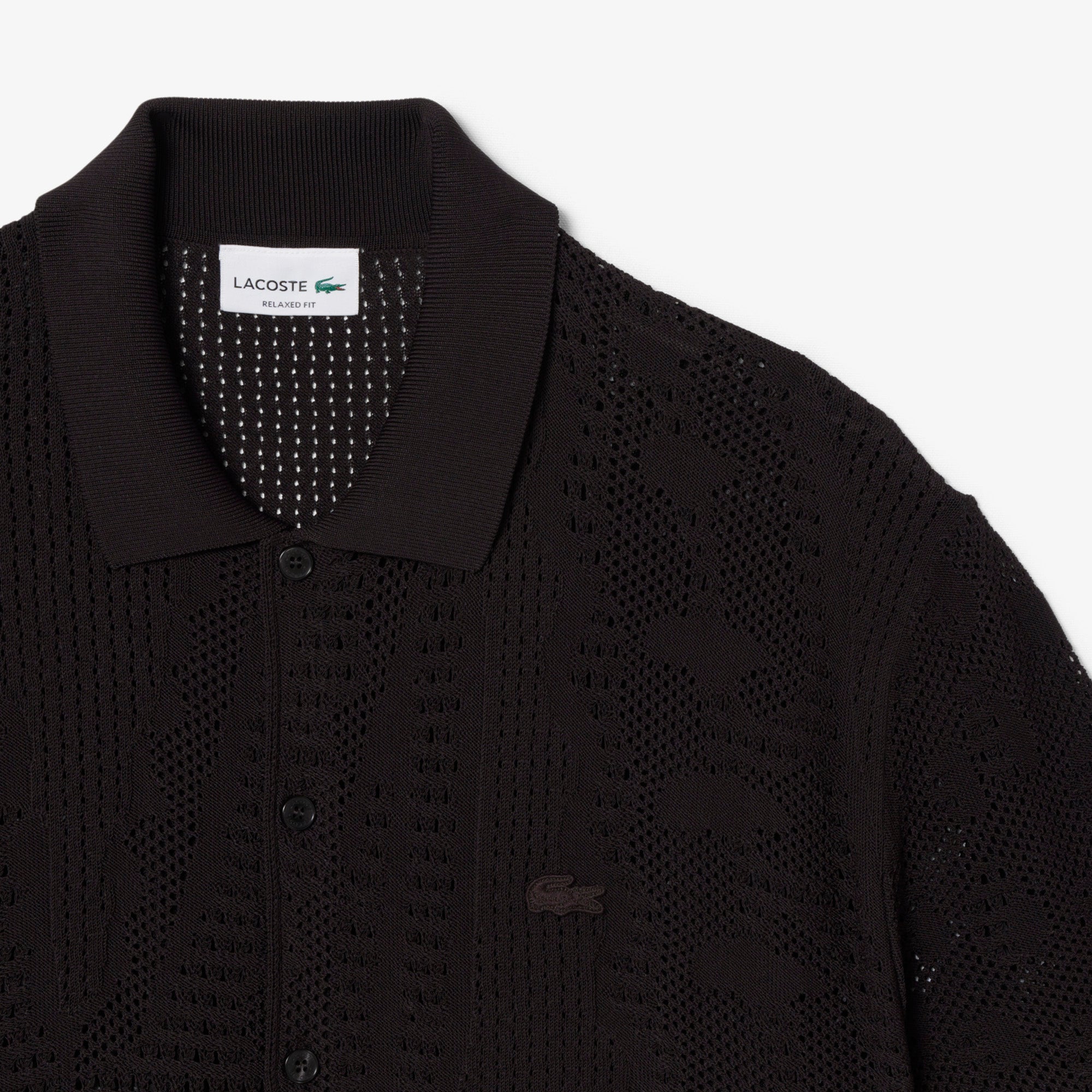 LACOSTE Lacy Knit Crocodile Shirt