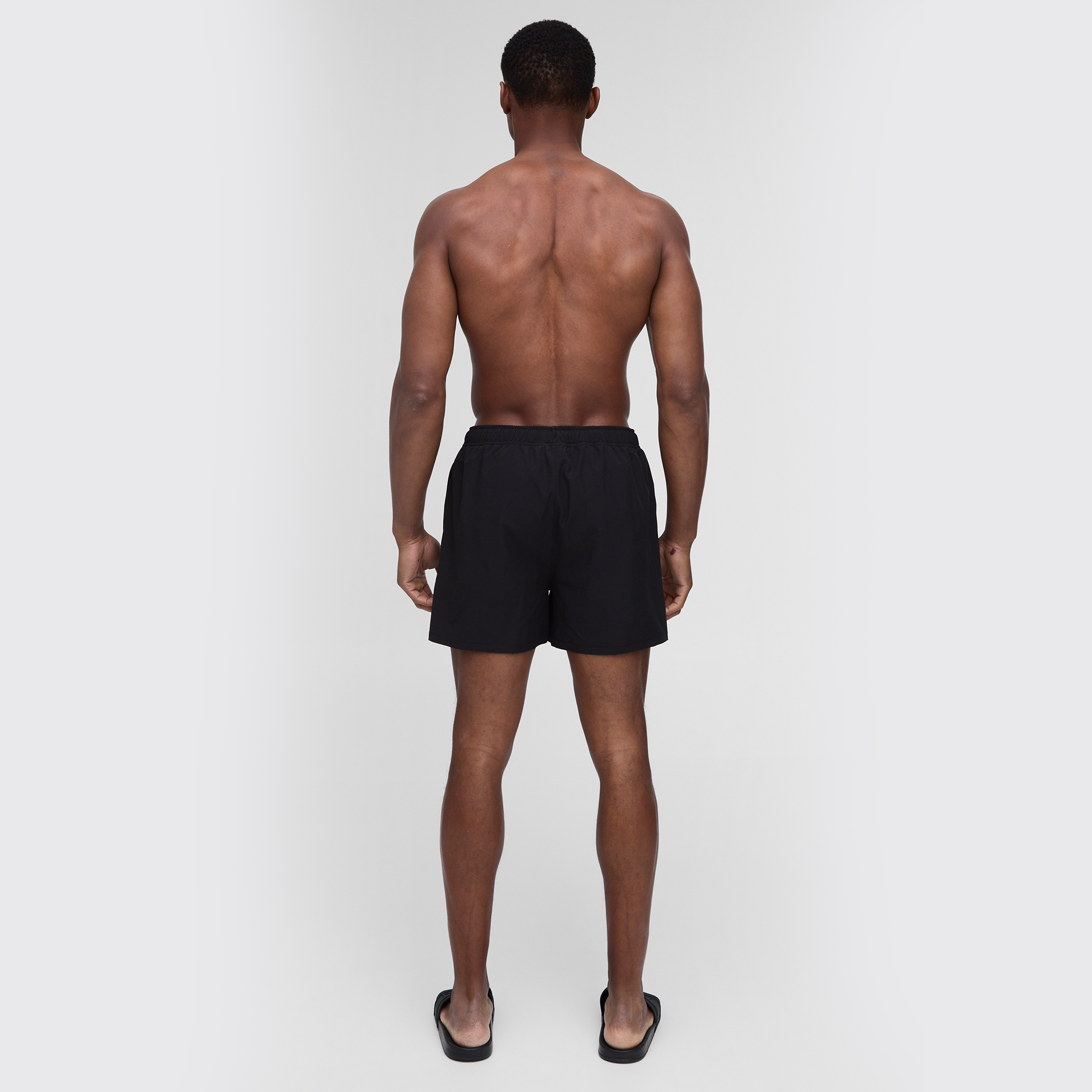 BOOHOOMAN Short Length Swim Short in Black
