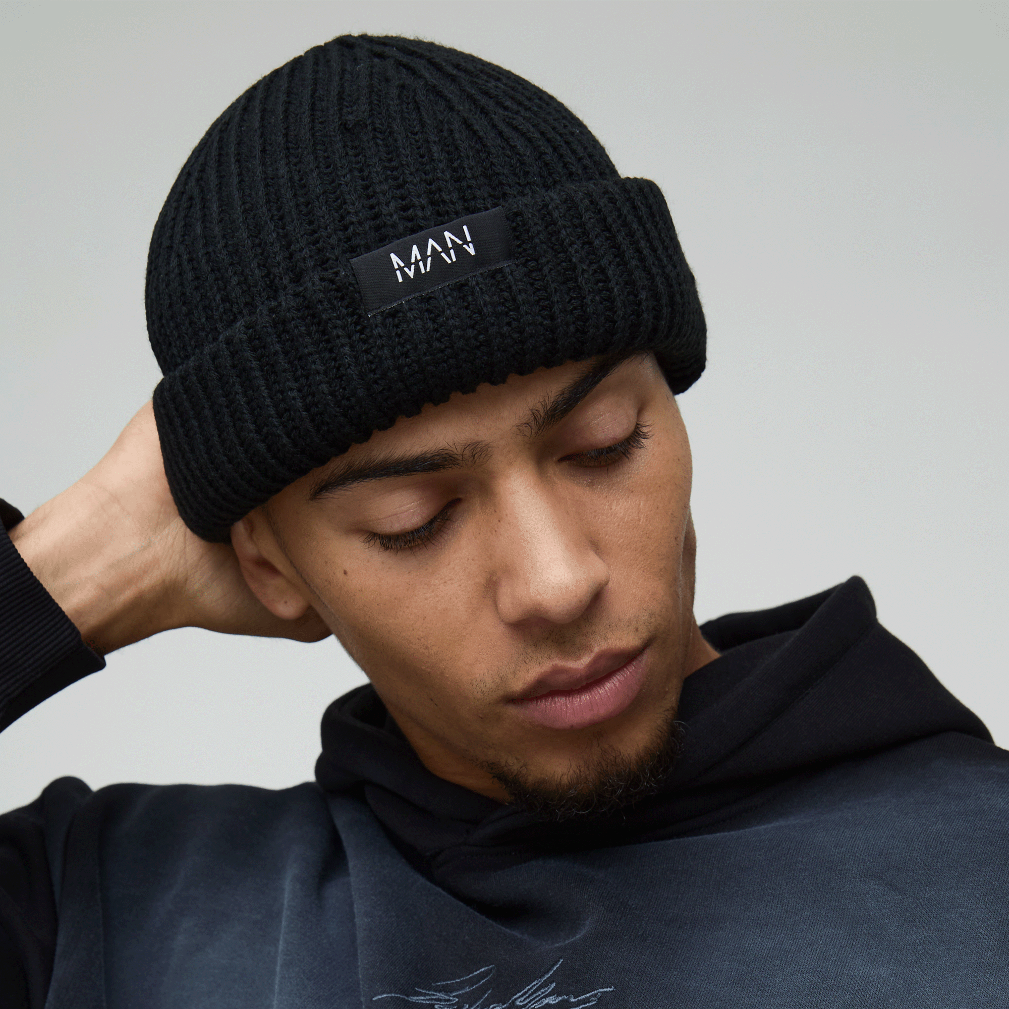 BOOHOMAN Man Tab Beanie
