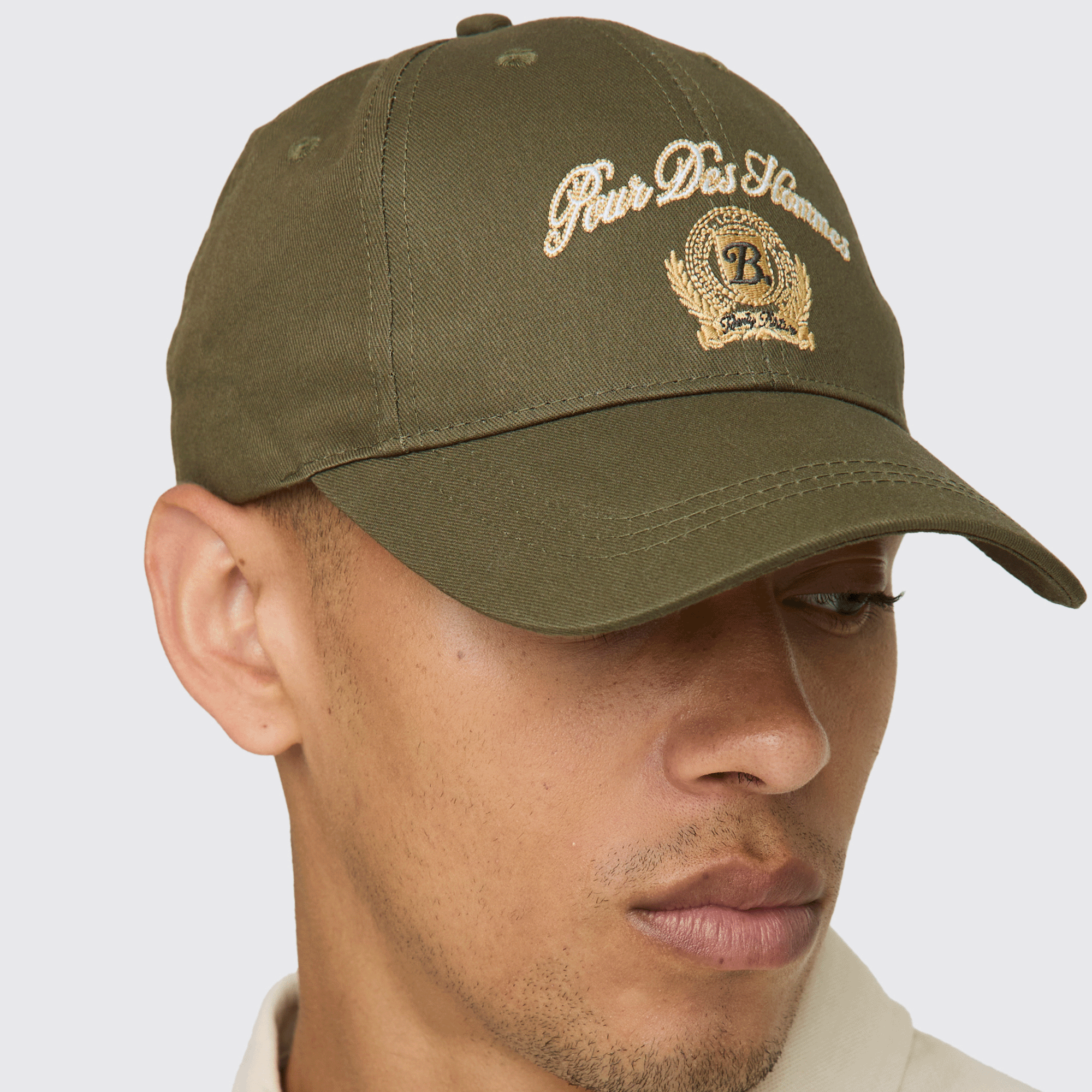 BOOHOOMAN Varsity Embroidered Twill Cap