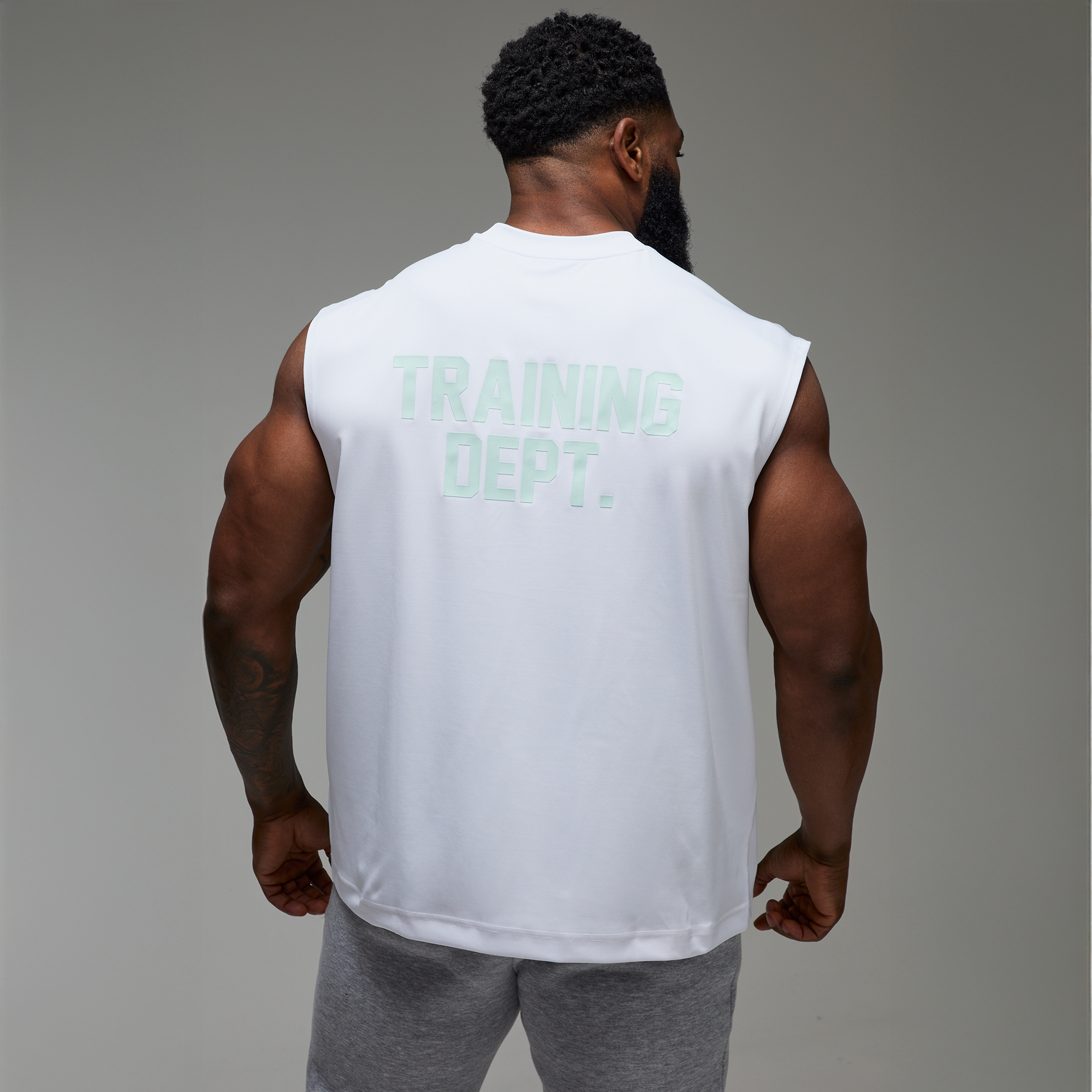 BOOHOOMAN Training Dept Oversized Performance Tank