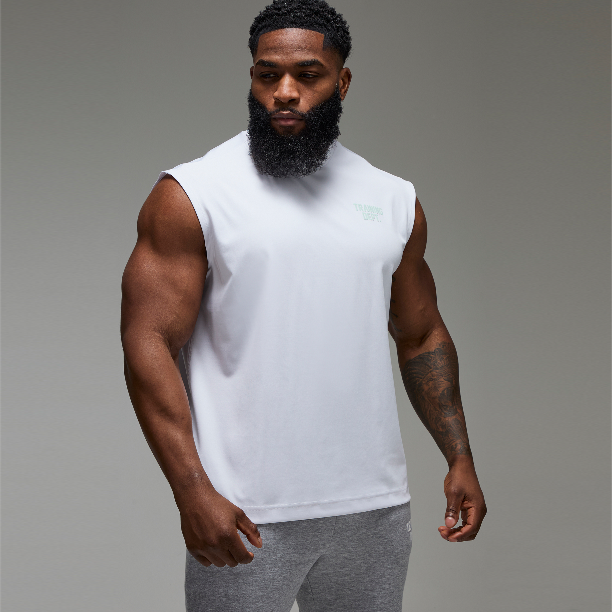 BOOHOOMAN Training Dept Oversized Performance Tank