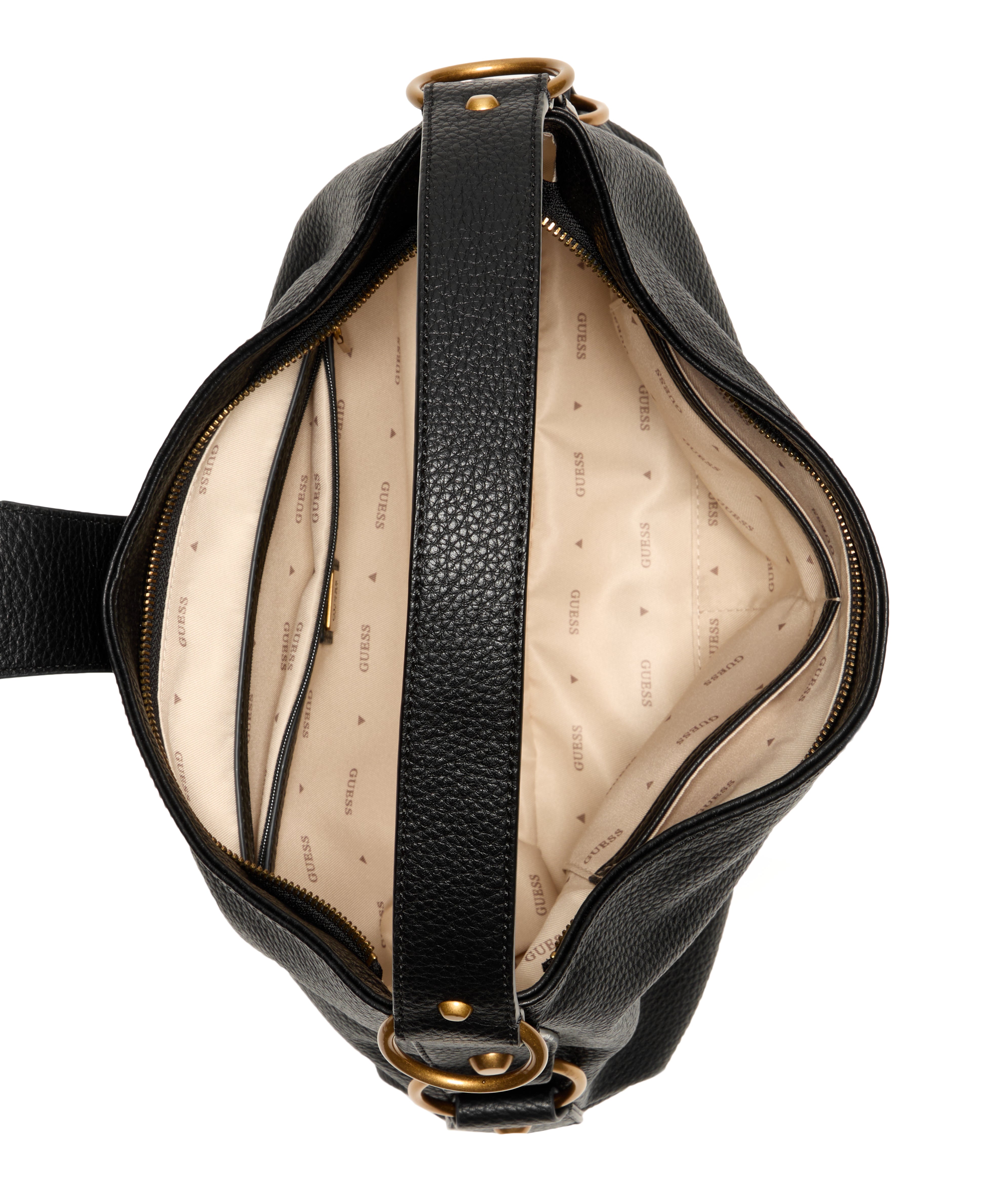 GUESS Black Camden Shoulder Bag