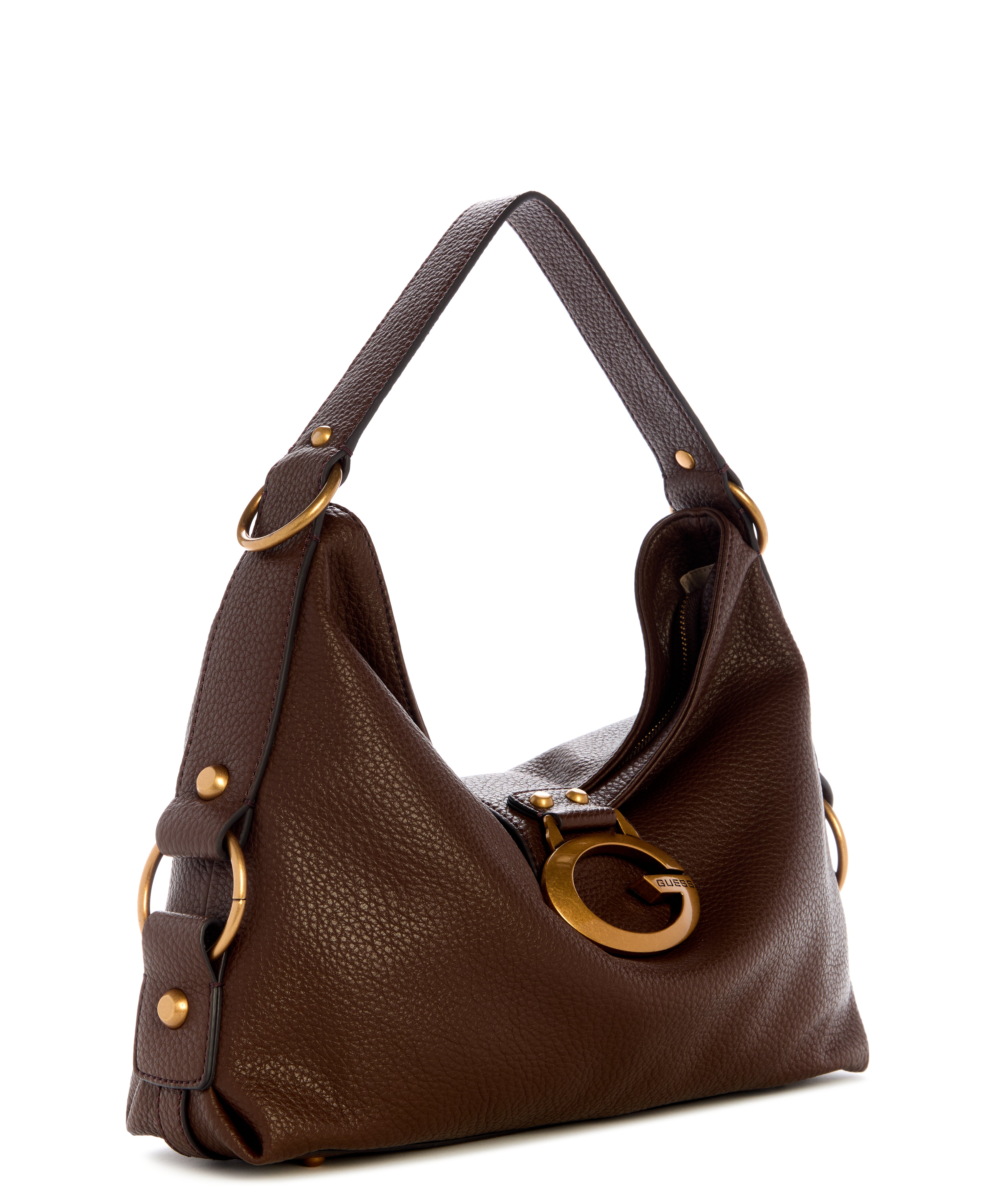 GUESS Brown Camden Shoulder Bag