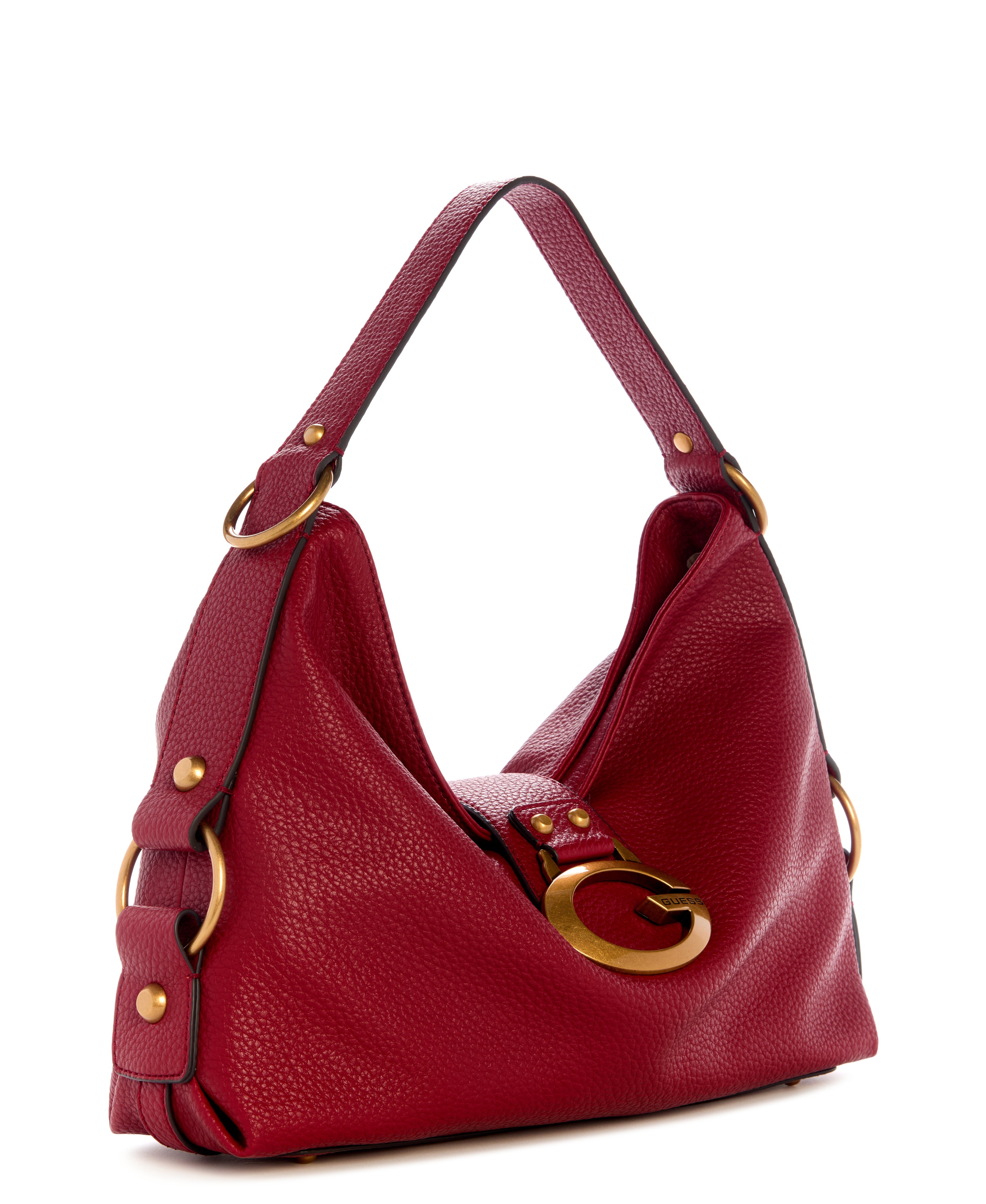 GUESS Red Camden Shoulder Bag