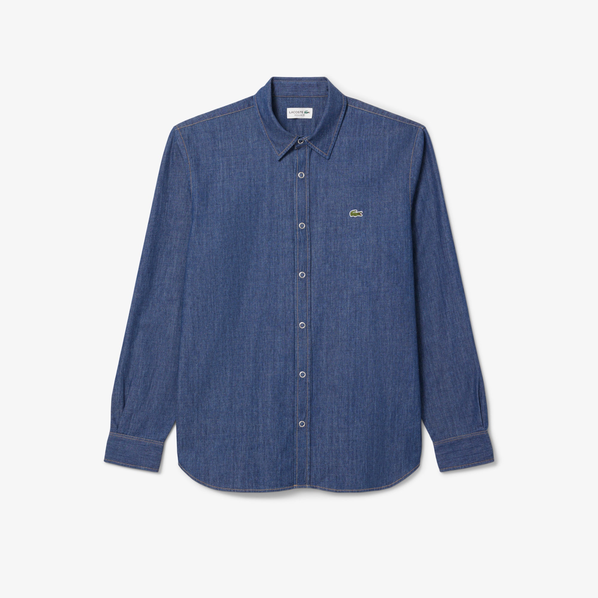 Lacoste Men Regular Fit Lightweight Denim Shirt