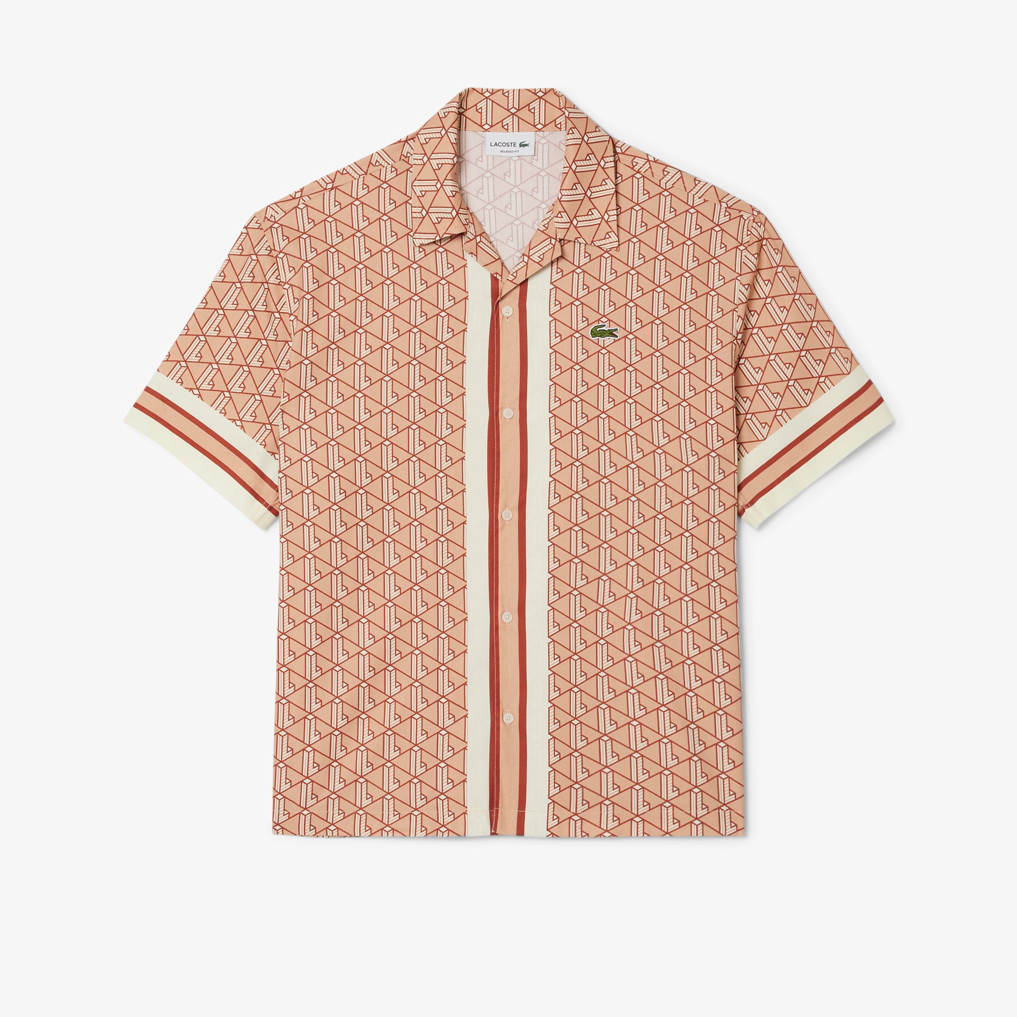 Lacoste Men Straight Cut Monogram Shirt