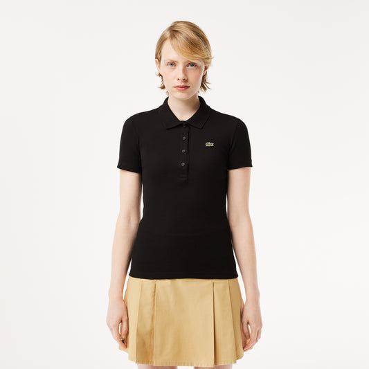 Women's Lacoste Slim Fit Organic Cotton Polo Shirt