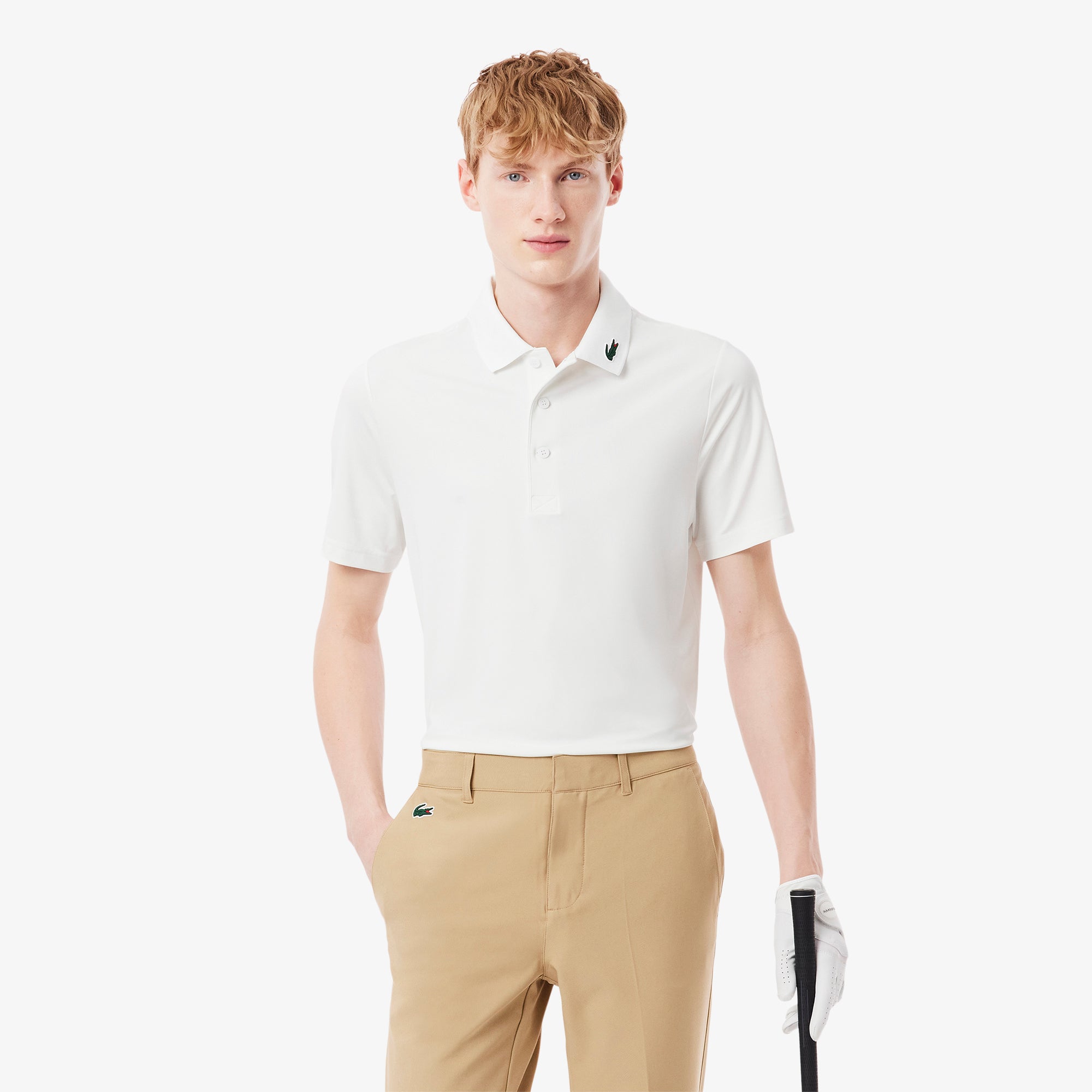 Lacoste Men Regular Fit UV Protect Golf Polo Shirt
