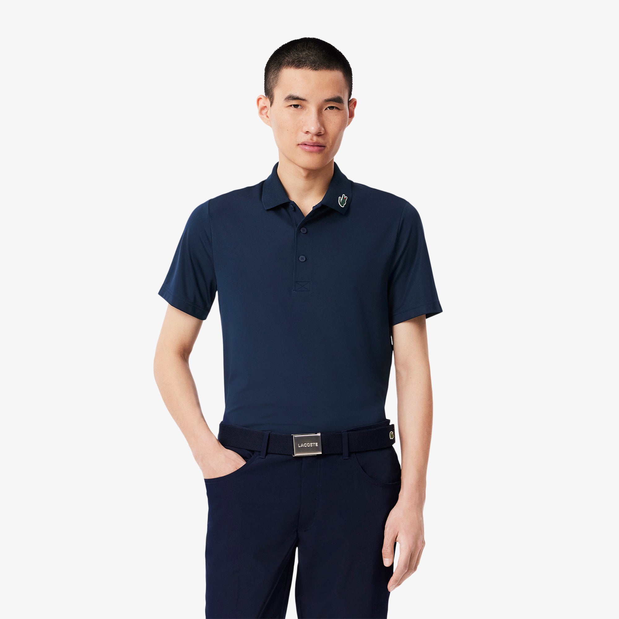 LACOSTE Men's Regular Fit Uv Protect Golf Polo Shirt