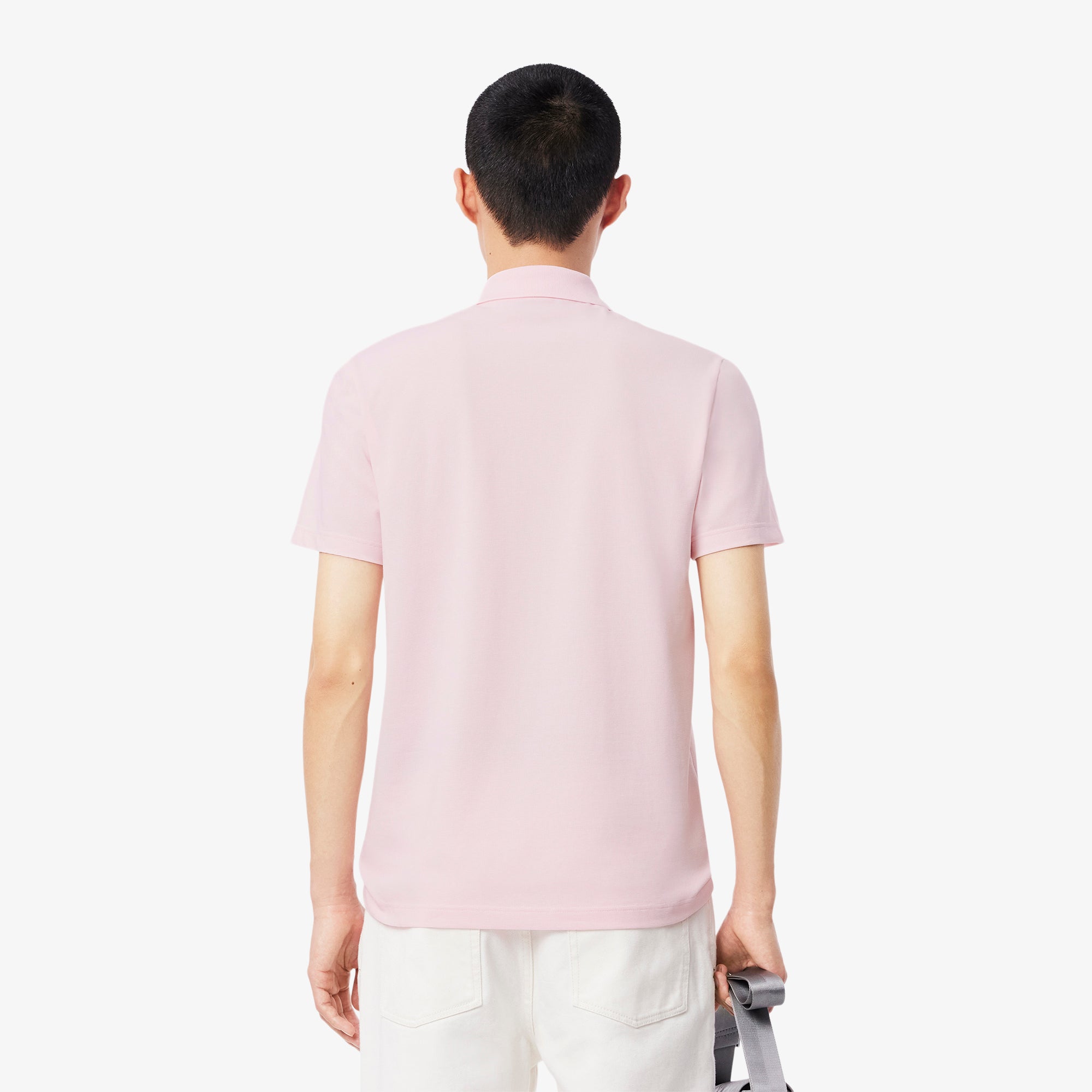 LACOSTE Regular Fit Cotton Blend Polo Shirt