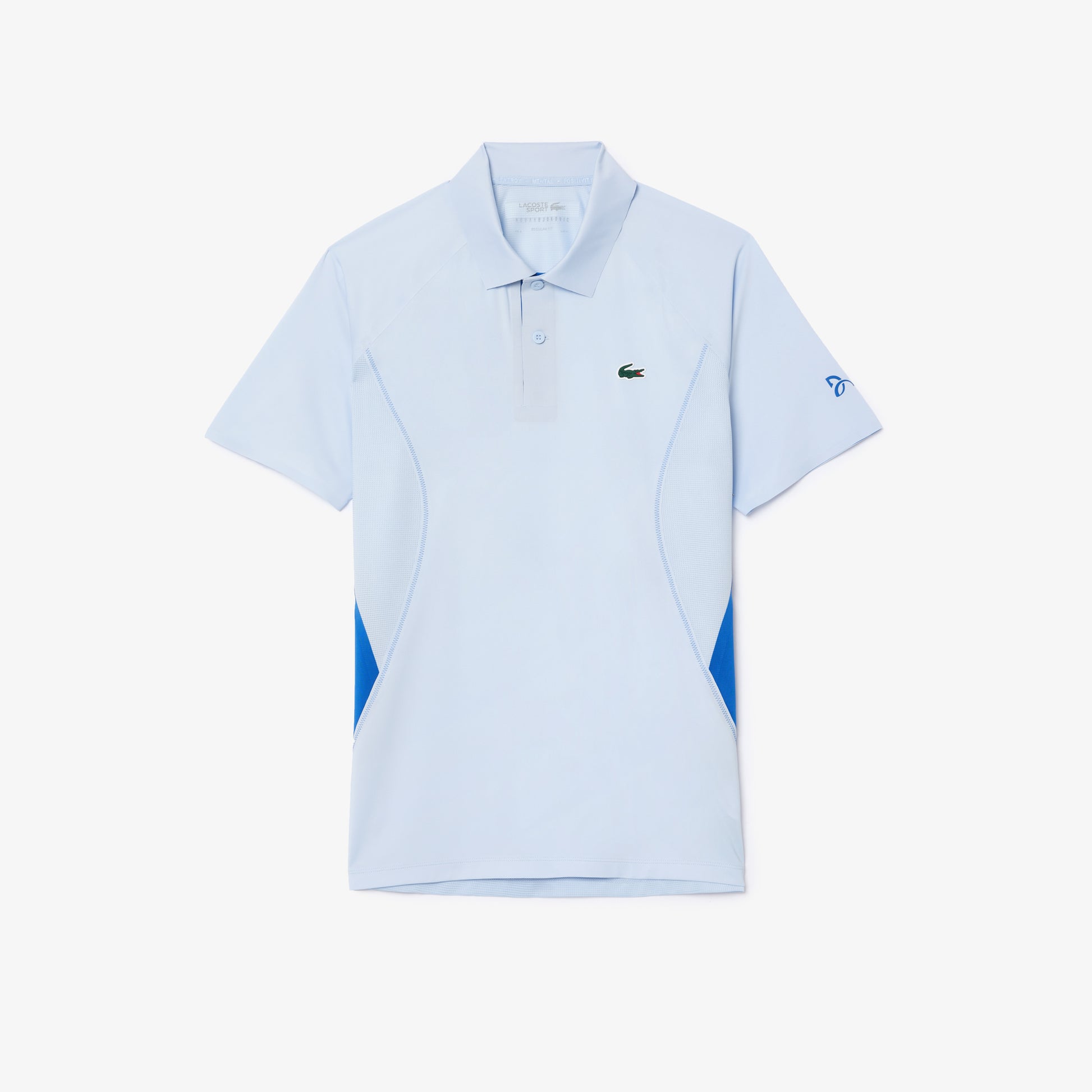 Lacoste Tennis X Novak Djokovic Ultra-dry Polo Shirt - 4-M / J2G-Light Blue - Lacoste Apparel THE MIX