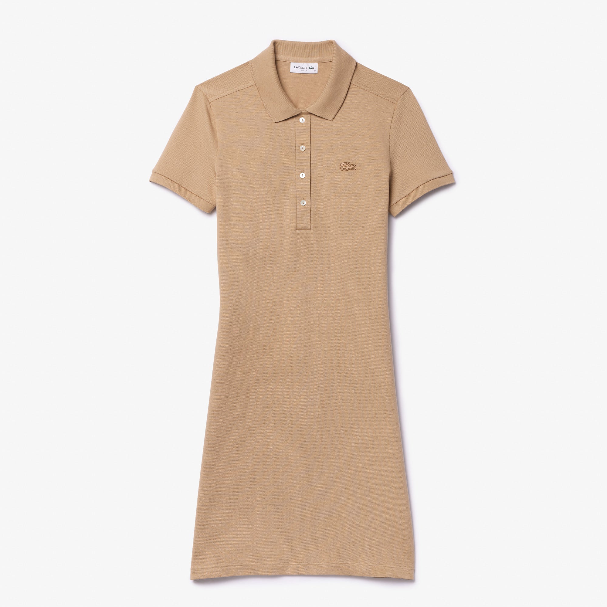LACOSTE Women's Slim Fit Stretch Mini Piqué Polo Dress