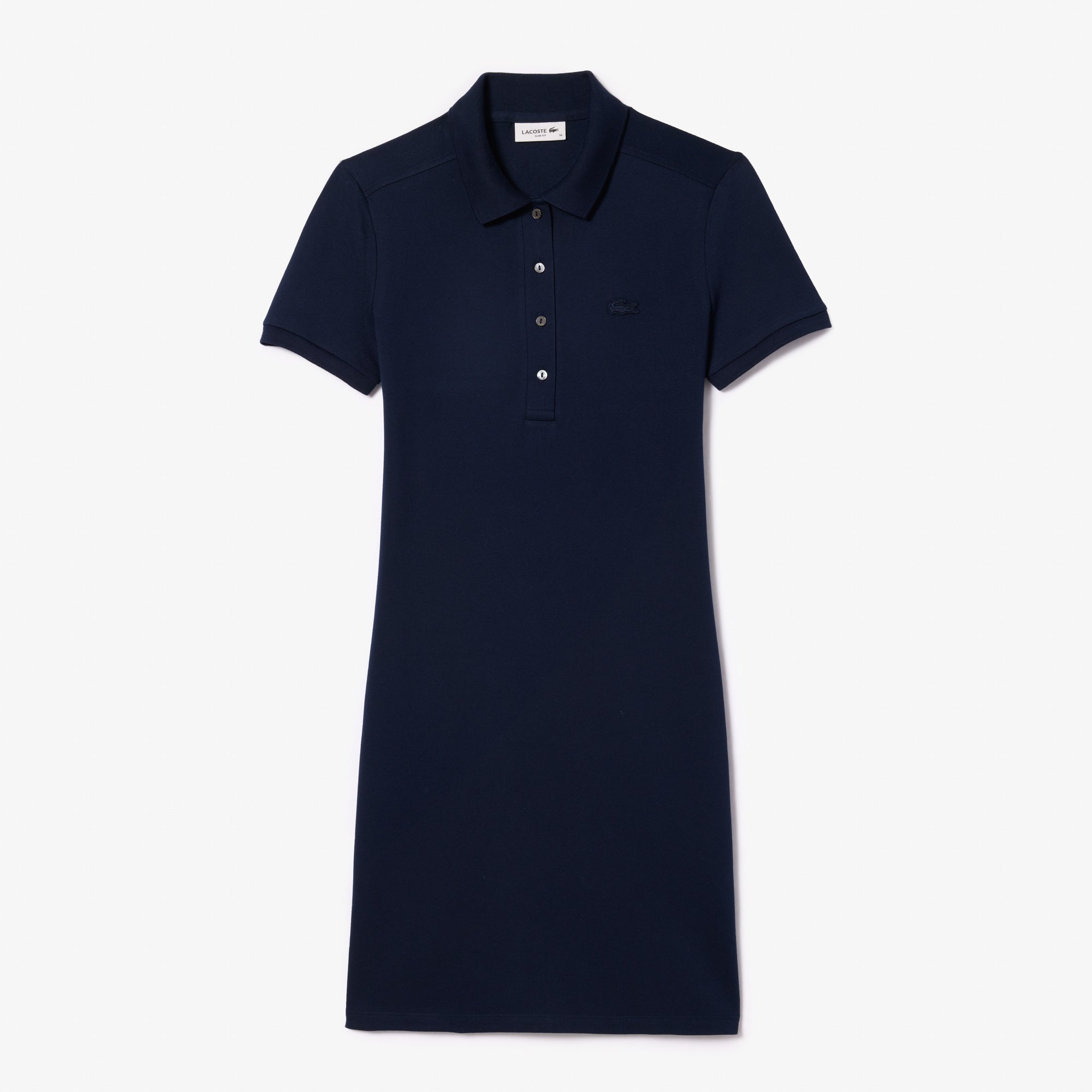 LACOSTE Women's Stretch Cotton Pique Polo Dress