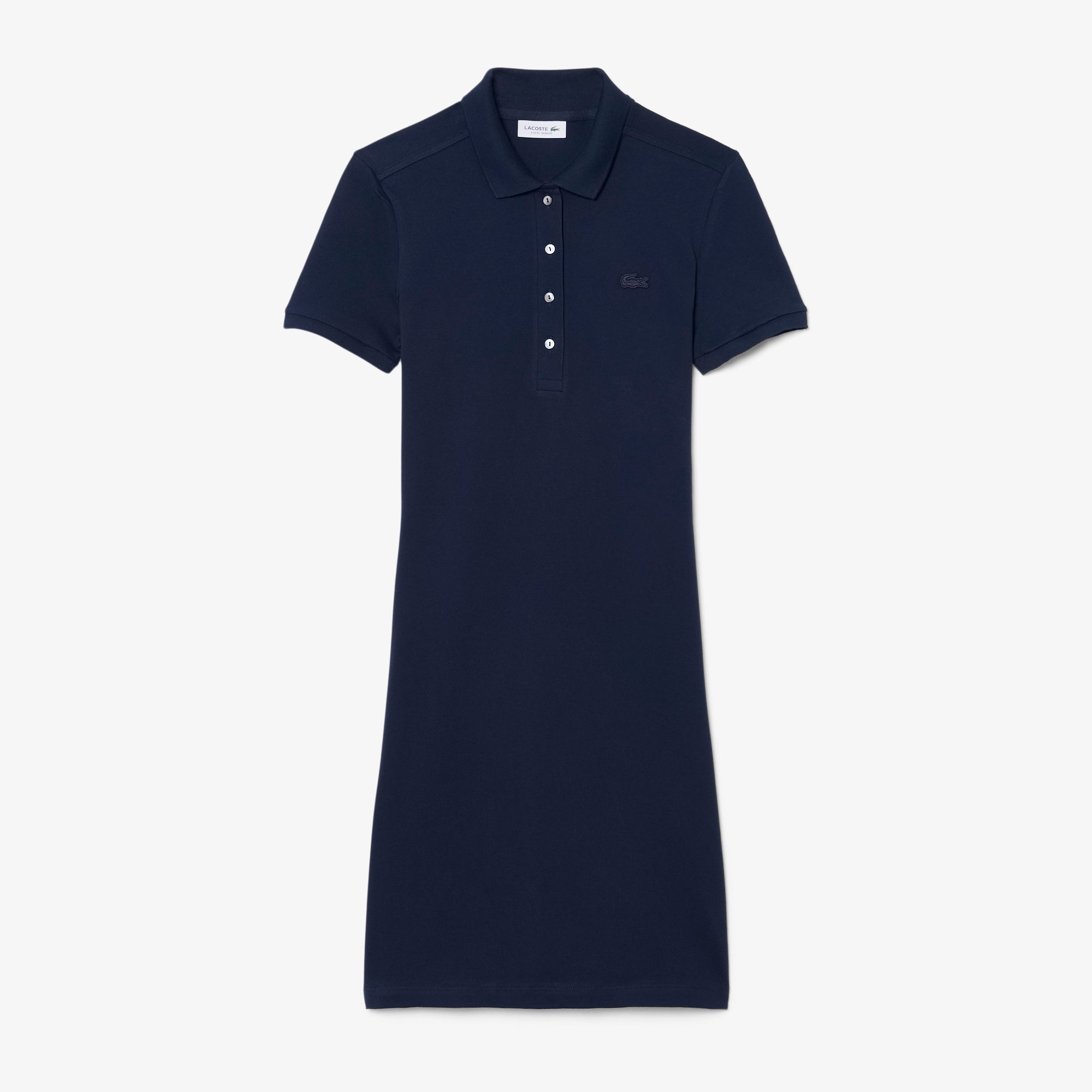 LACOSTE Women's Slim Fit Stretch Mini Piqué Polo Dress