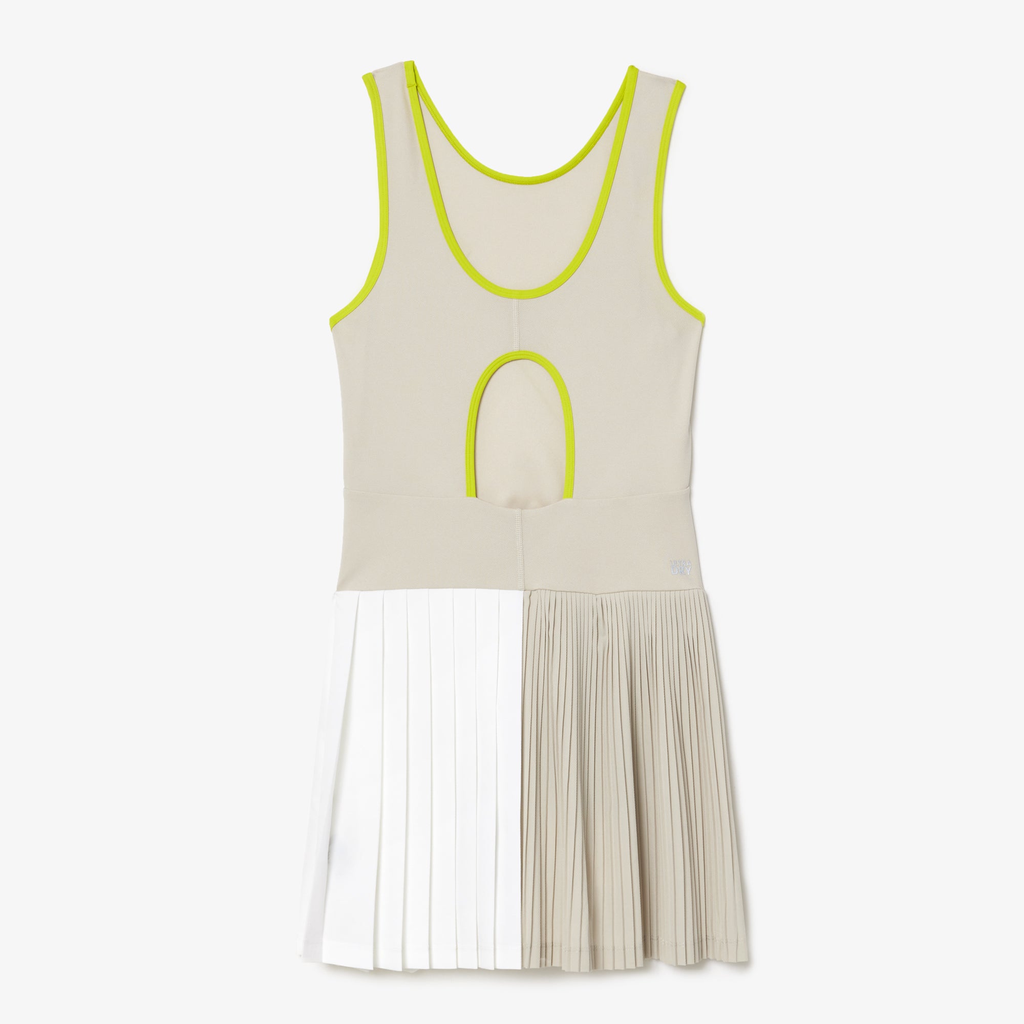 LACOSTE Women's Ultra Dry Tennis Dress with Removable Liner