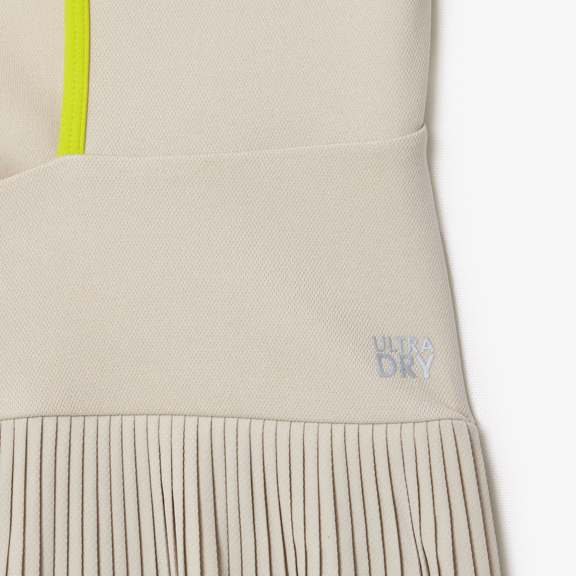 LACOSTE Women's Ultra Dry Tennis Dress with Removable Liner