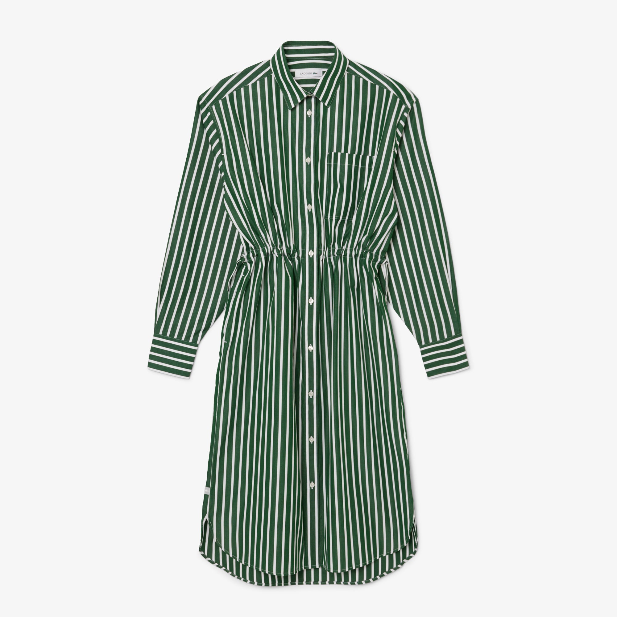 Lacoste Relaxed Fit Poplin Shirt Dress
