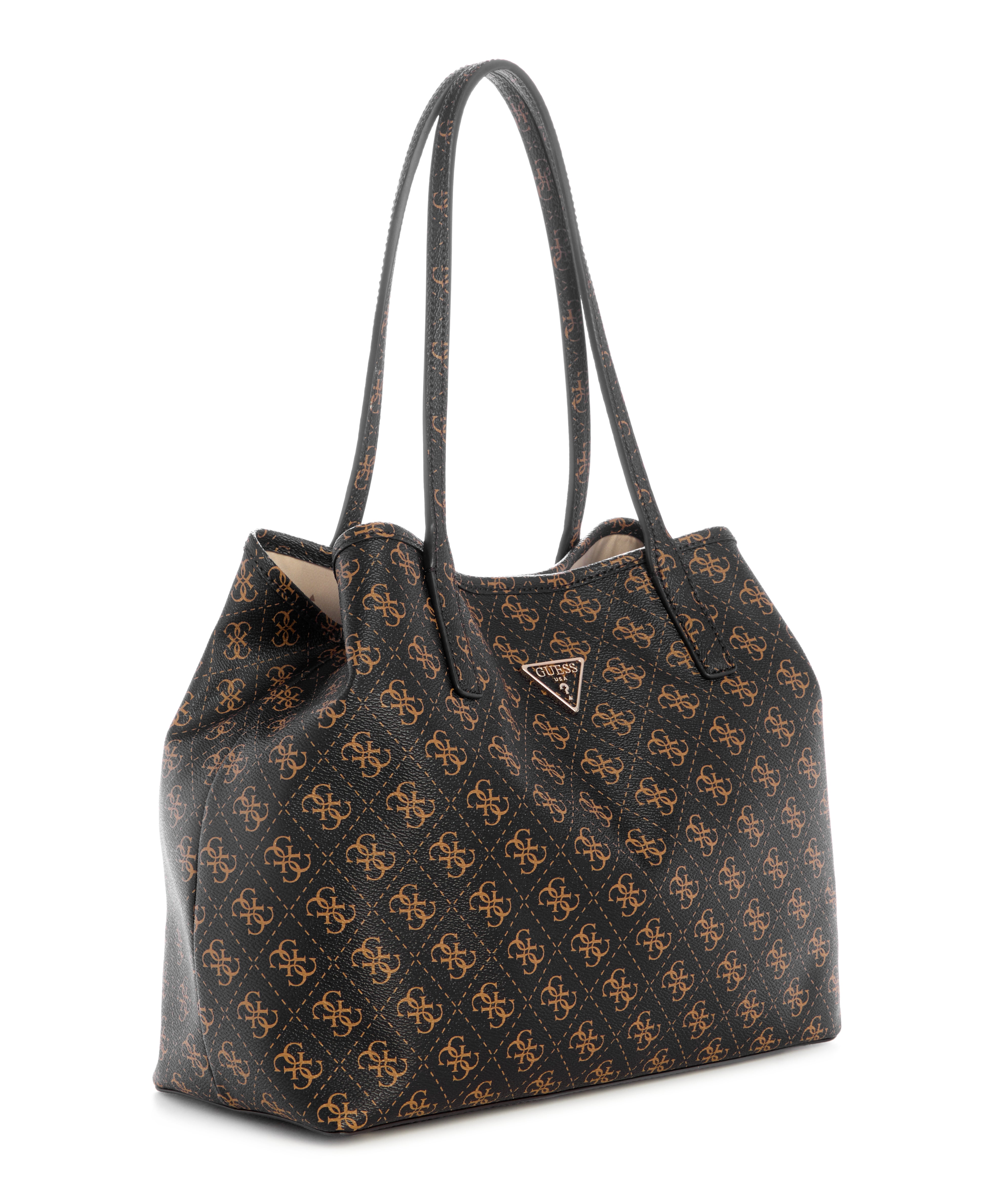 GUESSS Brown Logo Victtoria 2-in-1 Tote Bag