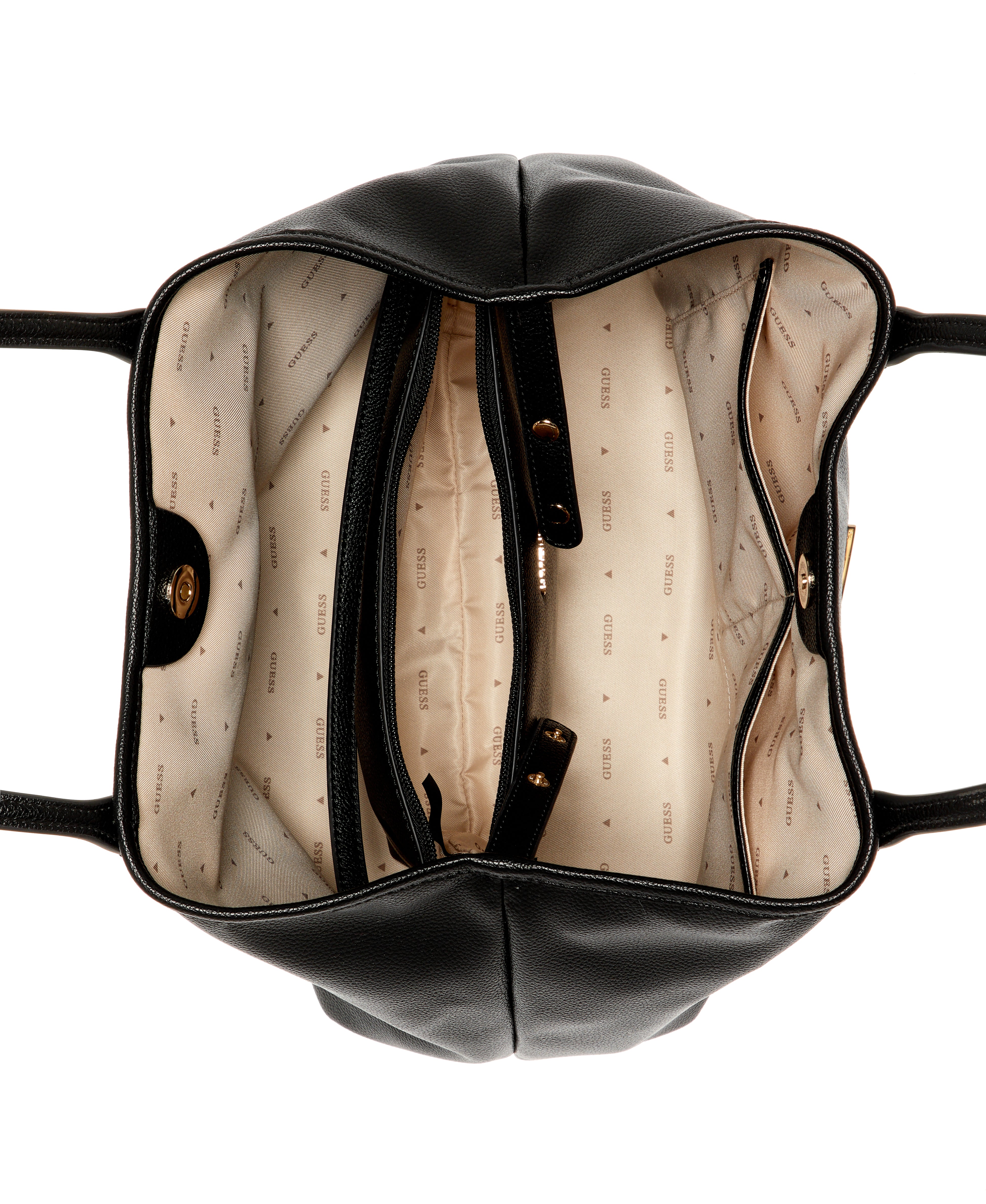 GUESSS Black Logo Victtoria 2-in-1 Tote Bag