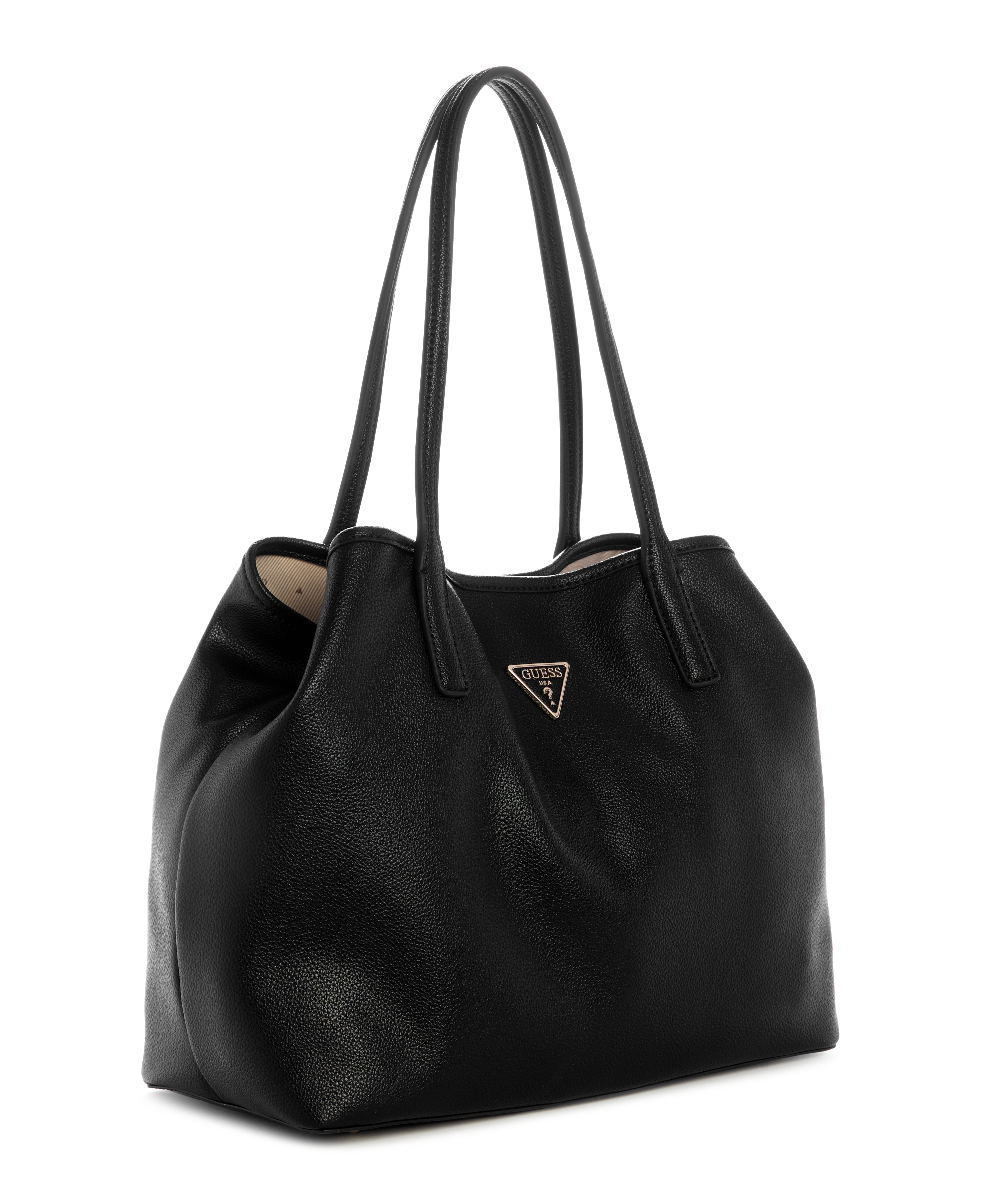 GUESSS Black Logo Victtoria 2-in-1 Tote Bag