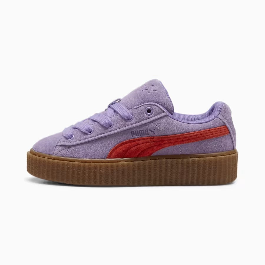 FENTY x PUMA Creeper Phatty Unisex Sneakers - Lavender Alert-Burnt Red-Gum / 4 - PUMA Shoes THE MIX