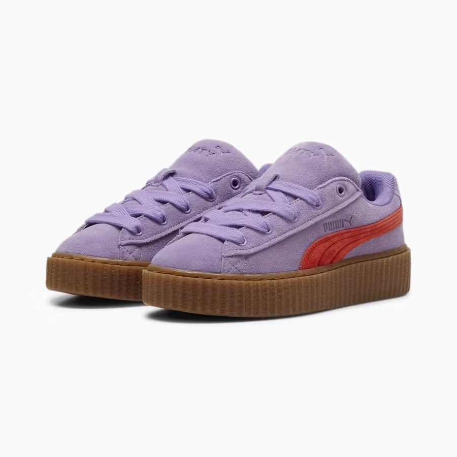 FENTY x PUMA Creeper Phatty Unisex Sneakers - Lavender Alert-Burnt Red-Gum / 5 - PUMA Shoes THE MIX