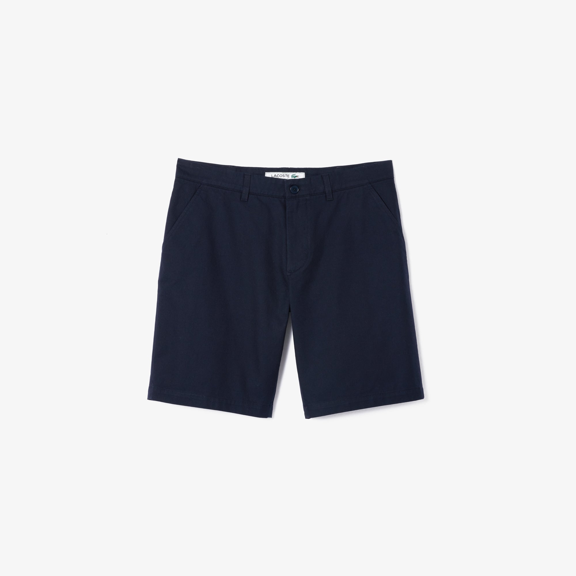 LACOSTE Men's Straight Fit Cotton Twill Shorts