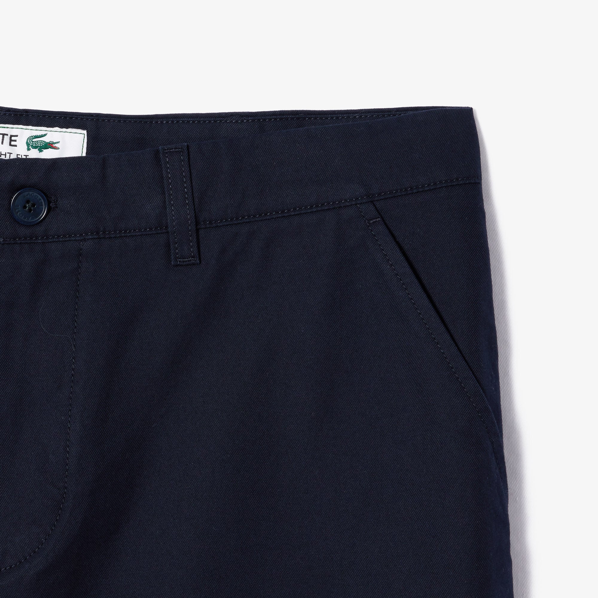 LACOSTE Men's Straight Fit Cotton Twill Shorts