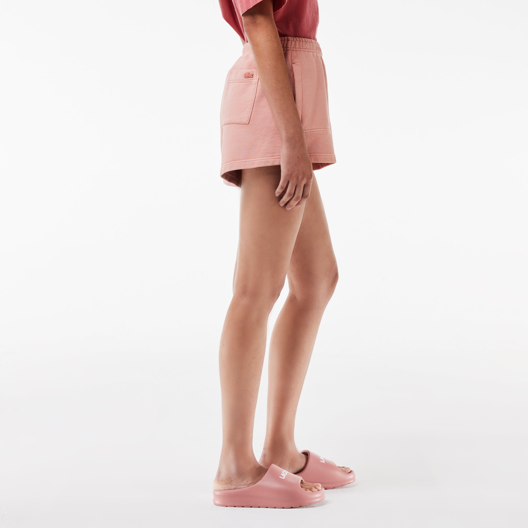 Lacoste Natural Dyed Short Cotton Fleece Shorts - Lacoste Apparel THE MIX