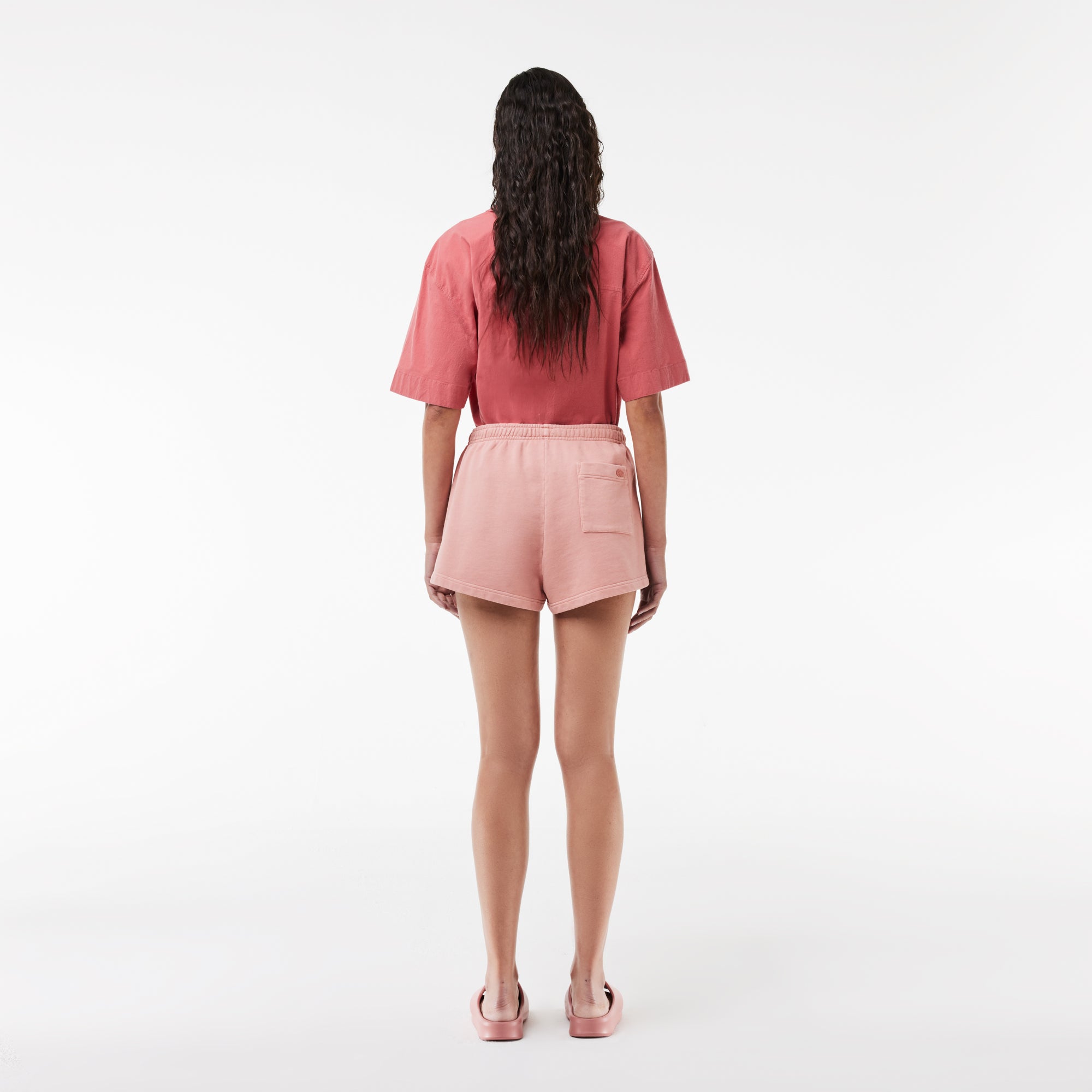 Lacoste Natural Dyed Short Cotton Fleece Shorts - Lacoste Apparel THE MIX
