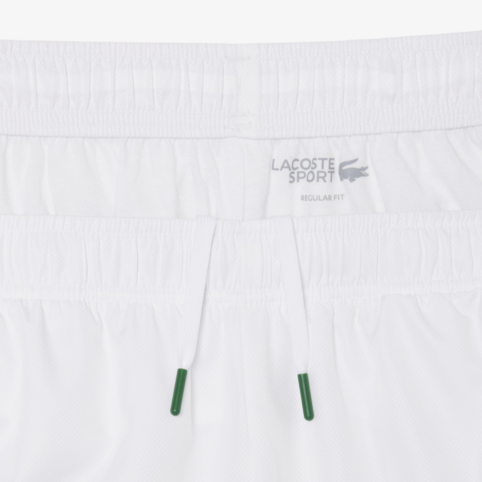 LACOSTE Diamond Taffeta Band Accent Sport Shorts
