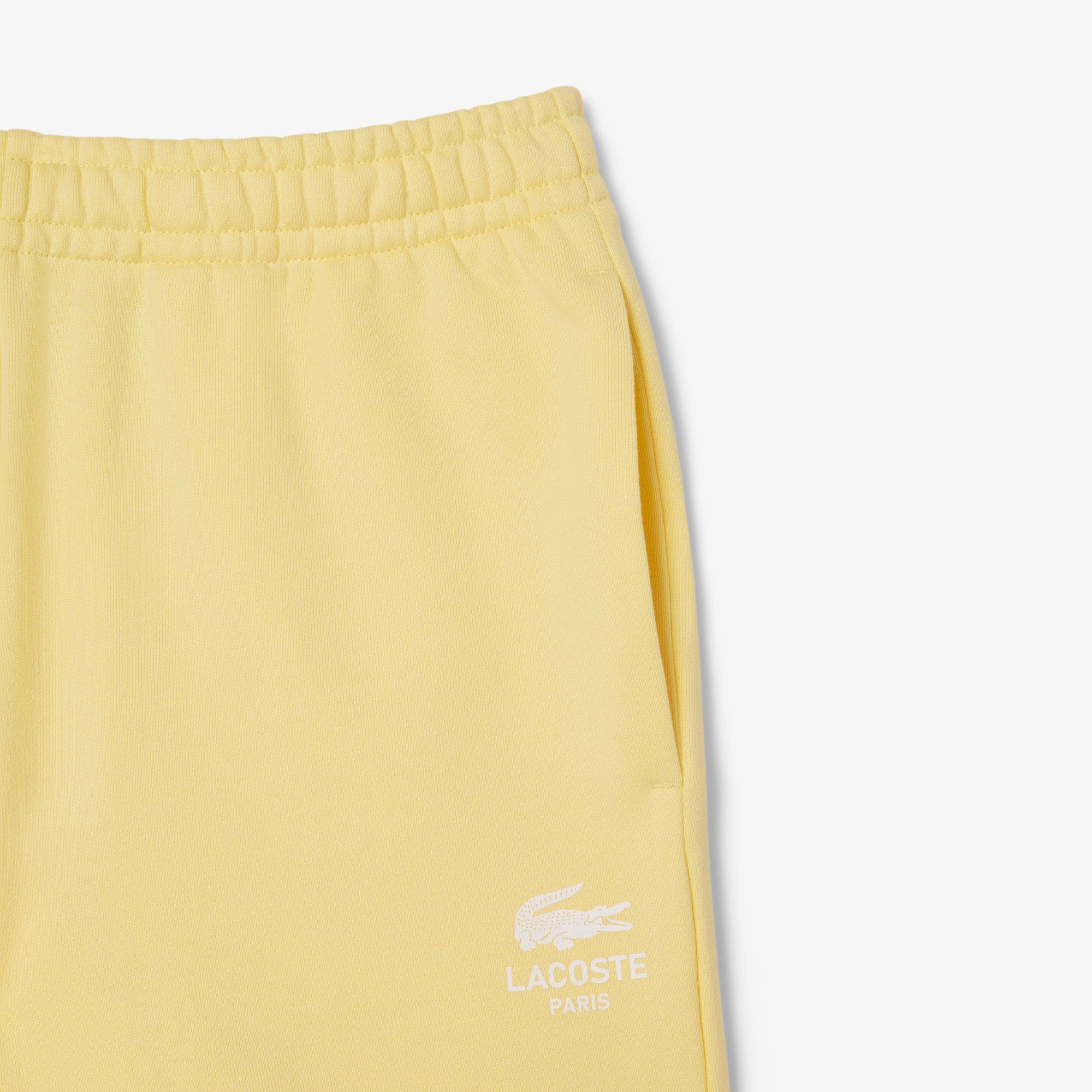 Lacoste Printed Cotton Fleece Shorts