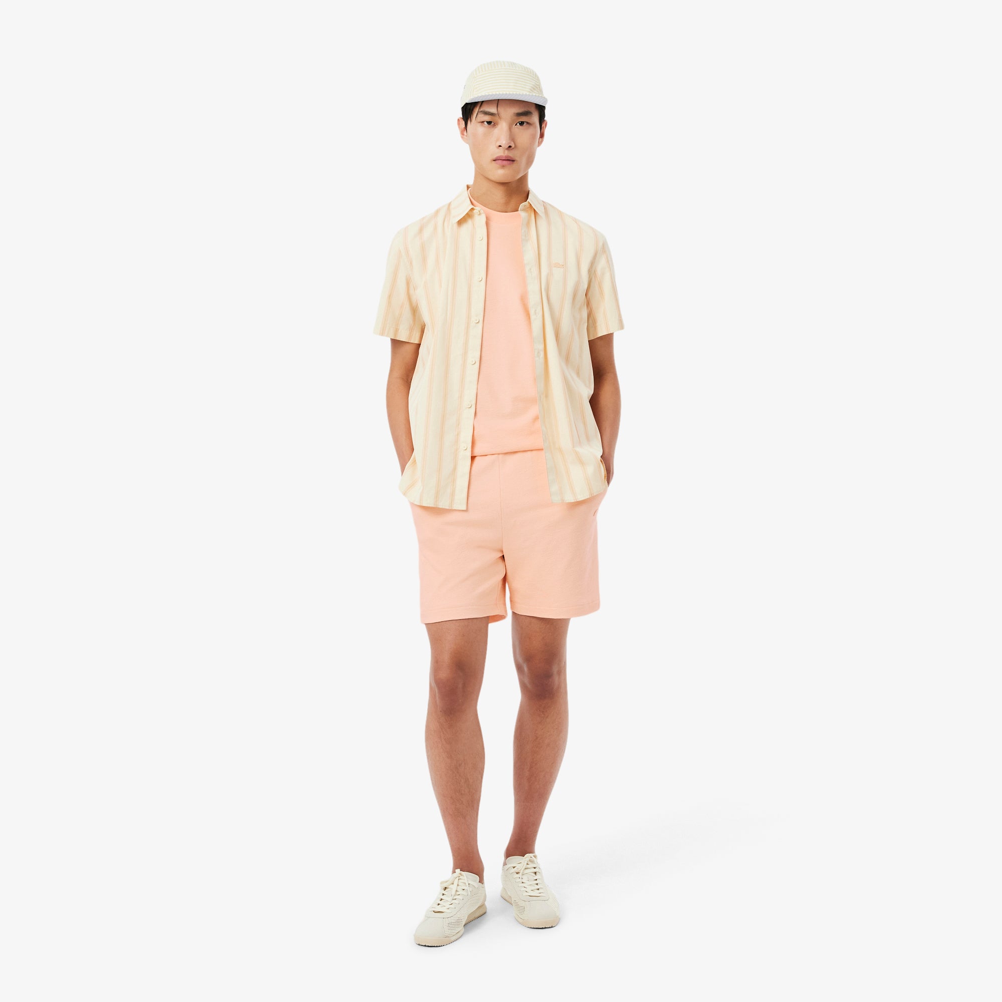 LACOSTE Textured Jersey Shorts