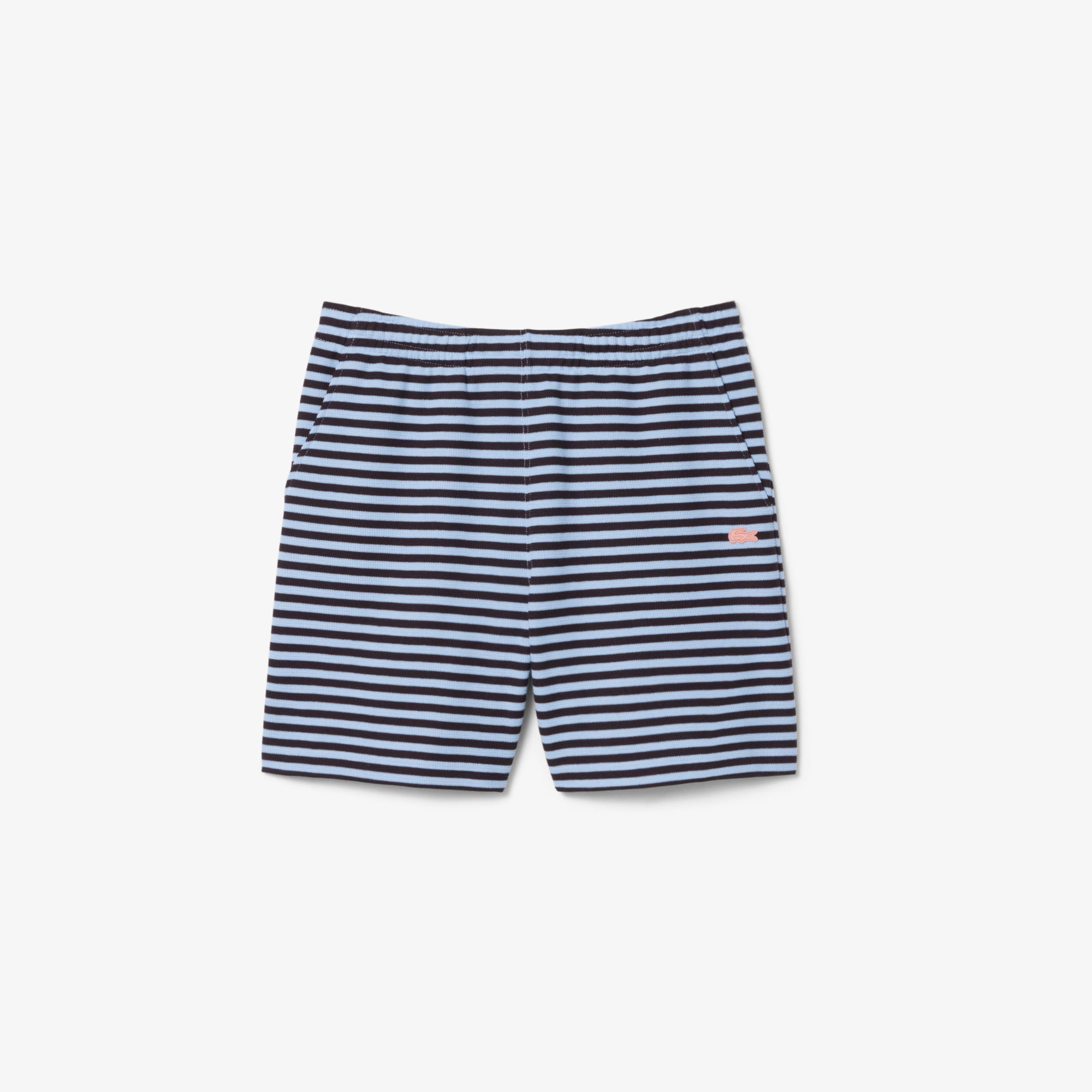LACOSTE Men Regular Fit Striped Cotton Shorts